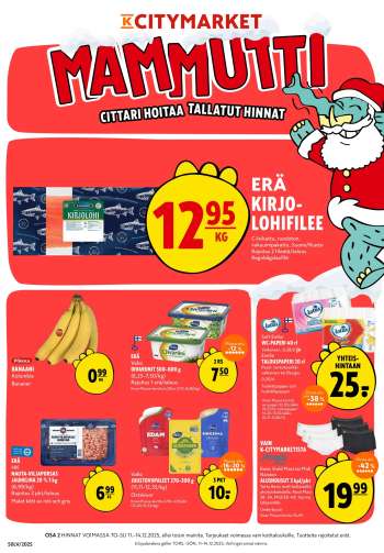 K-citymarket tarjoukset  - 11.12.2025 - 14.12.2025.