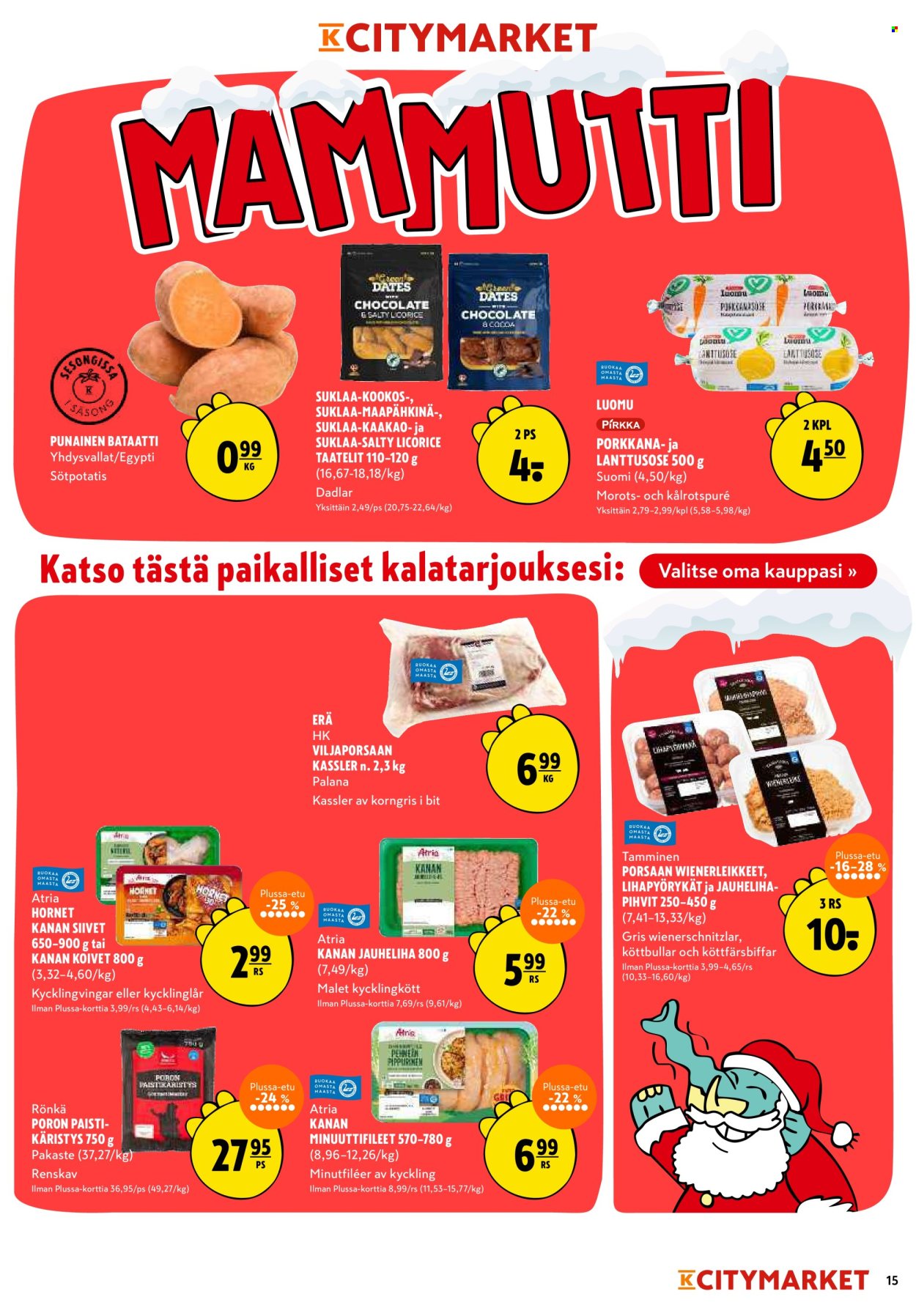 K-citymarket tarjoukset - 11.12.2025 - 14.12.2025. Sivu 15