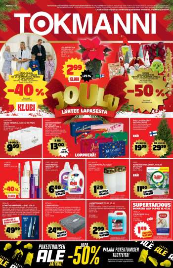 Tokmanni tarjoukset  - 15.12.2025 - 24.12.2025.