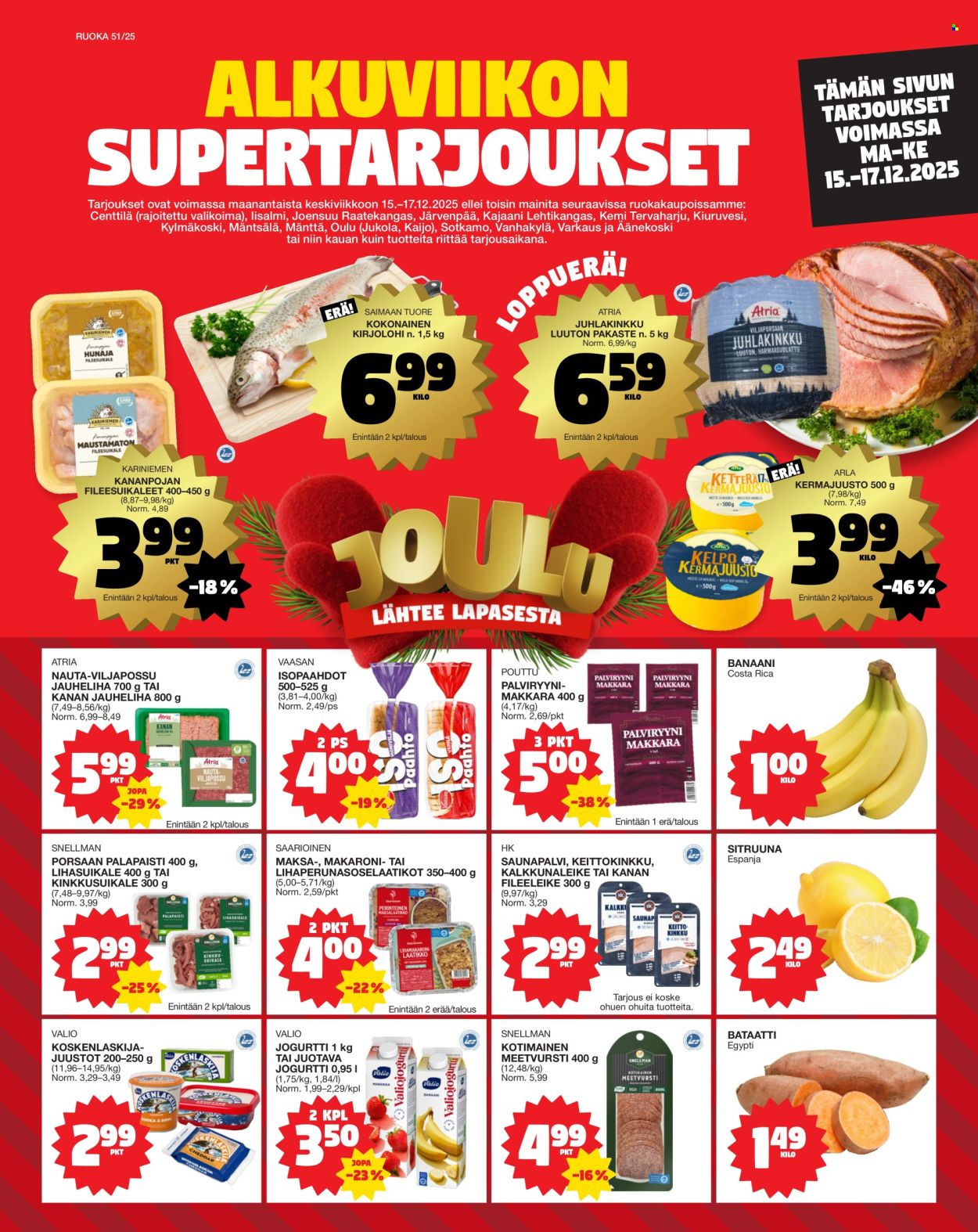 Tokmanni tarjoukset - 15.12.2025 - 17.12.2025. Sivu 1