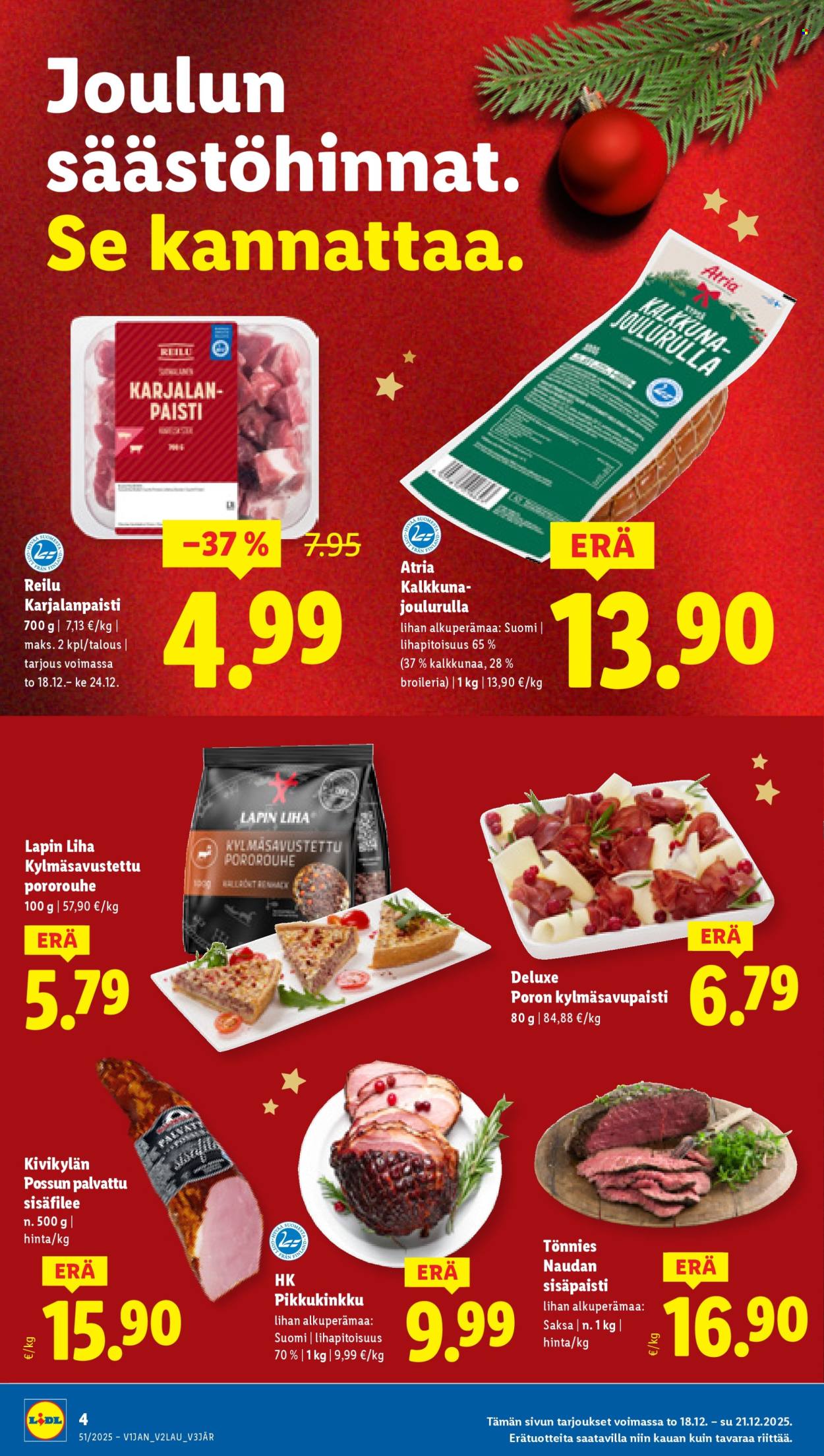 Lidl tarjoukset - 18.12.2025 - 24.12.2025. Sivu 4