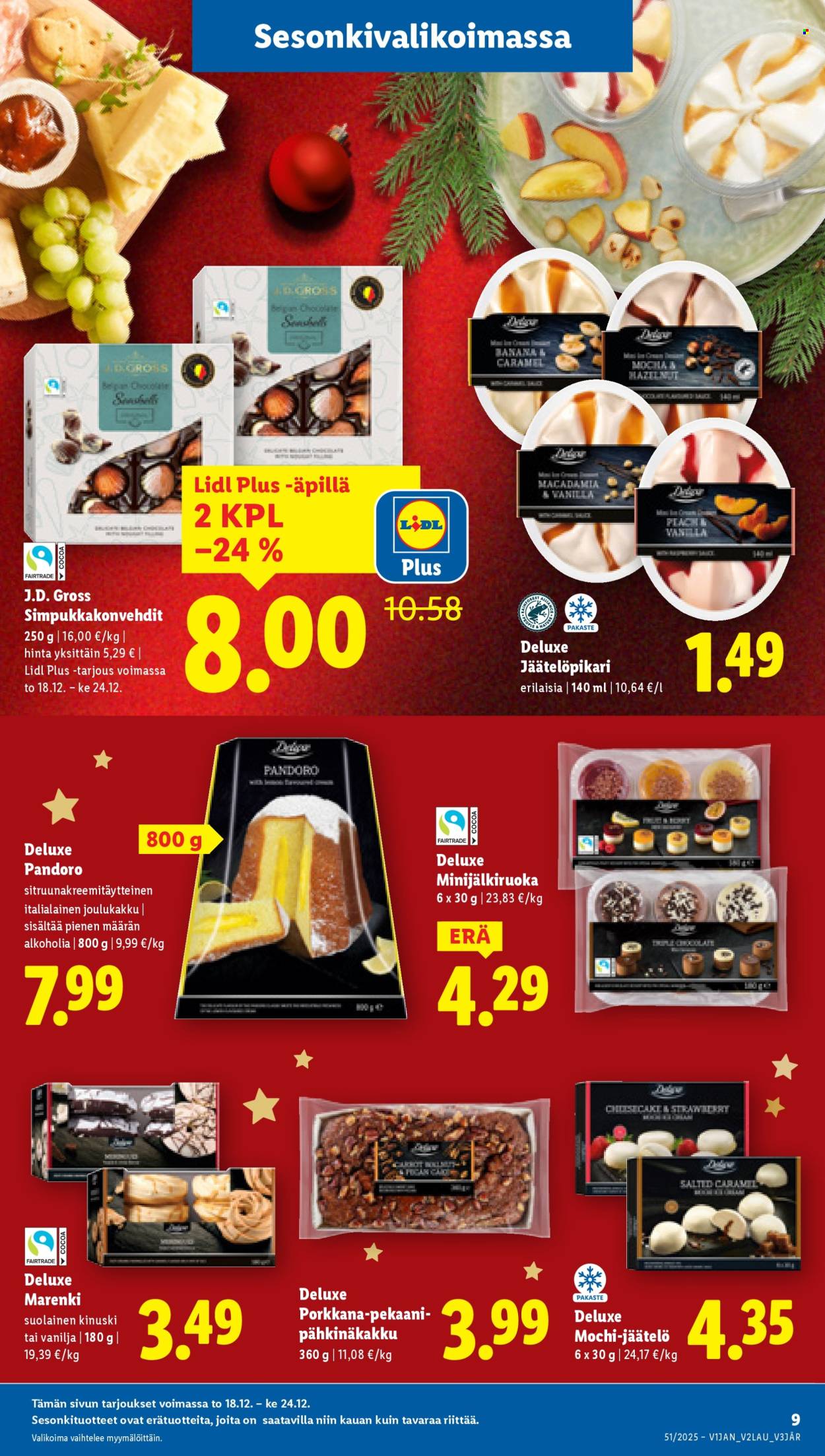 Lidl tarjoukset - 18.12.2025 - 24.12.2025. Sivu 9