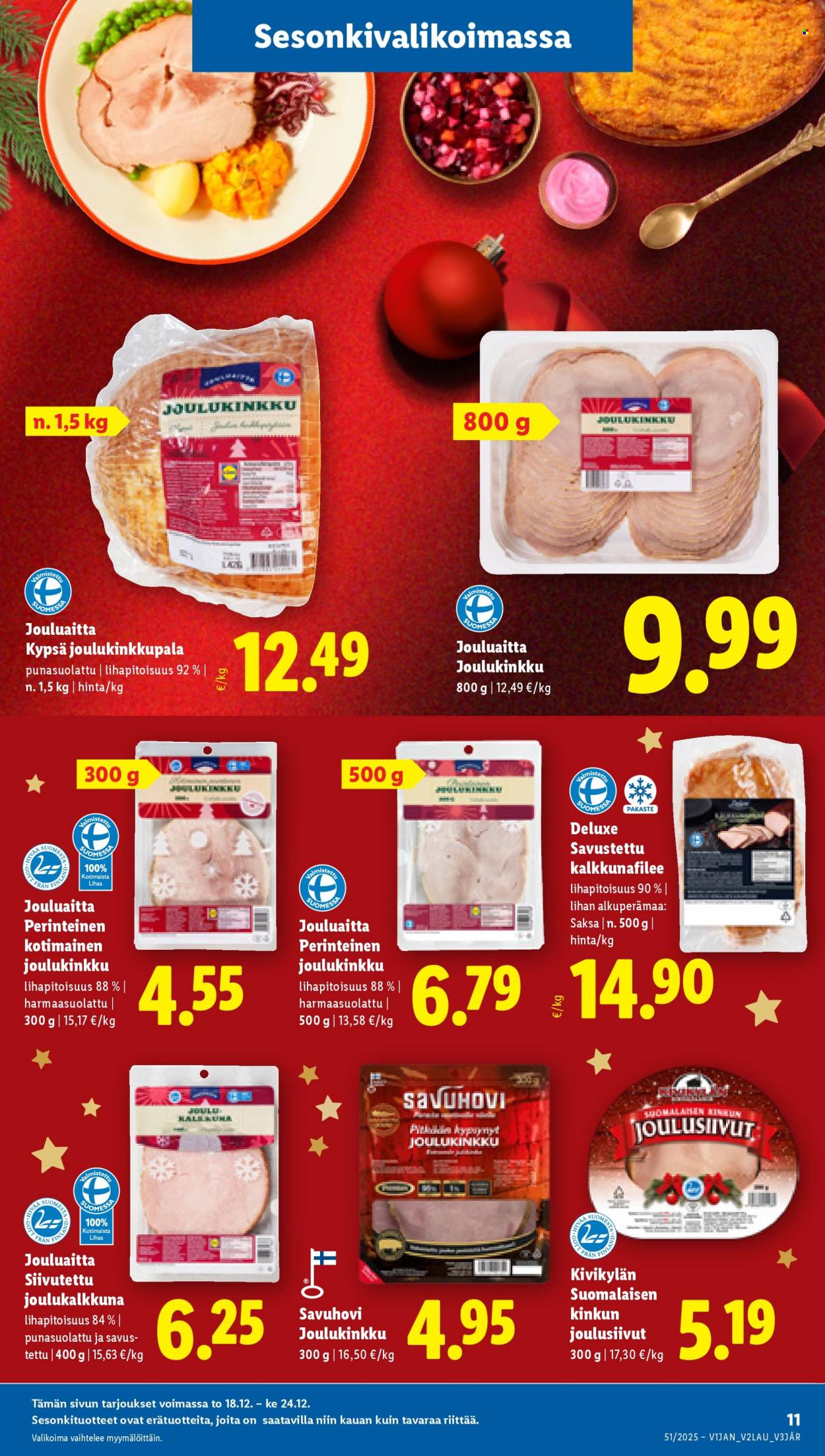 Lidl tarjoukset - 18.12.2025 - 24.12.2025. Sivu 11