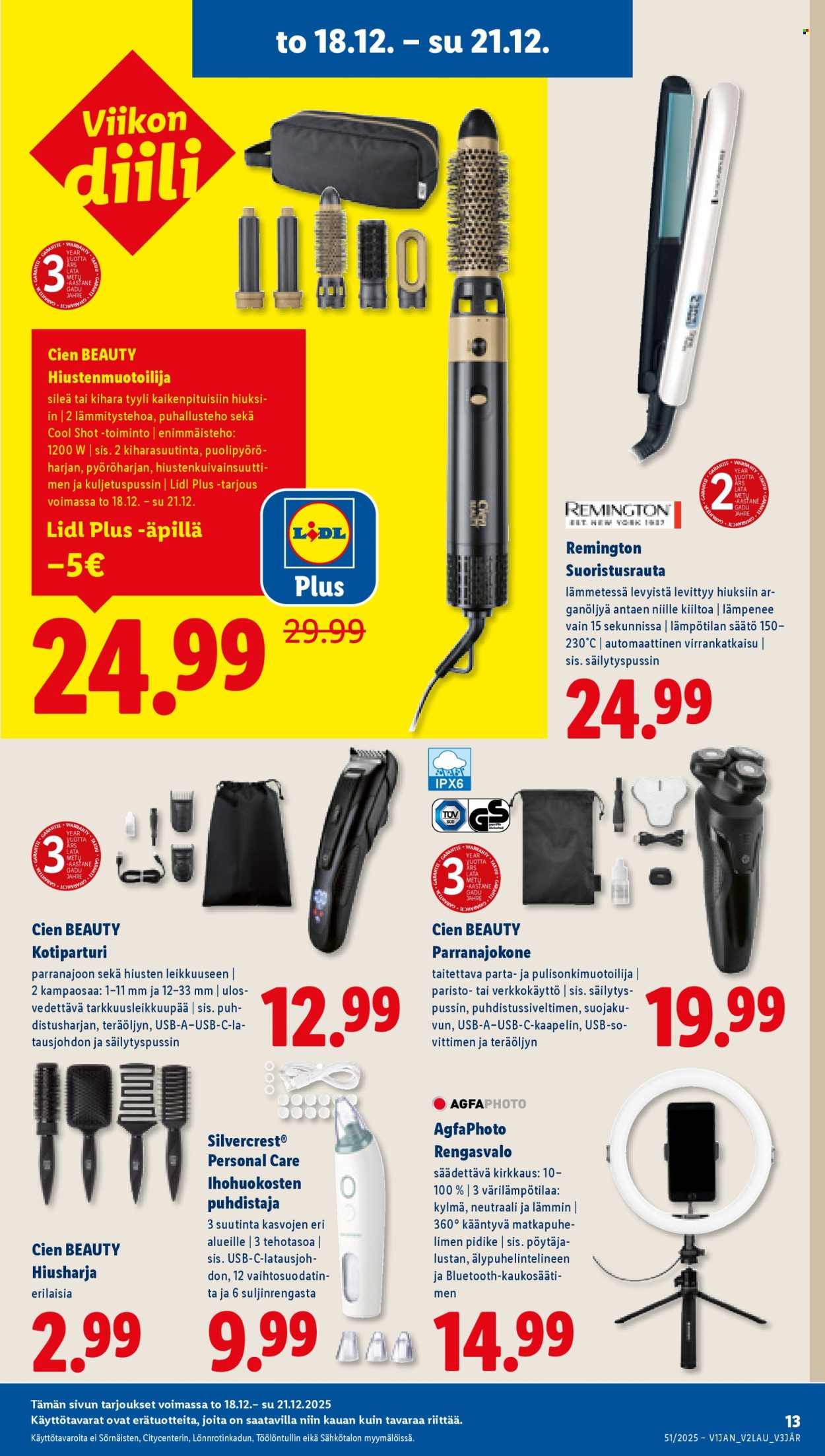 Lidl tarjoukset - 18.12.2025 - 24.12.2025. Sivu 15
