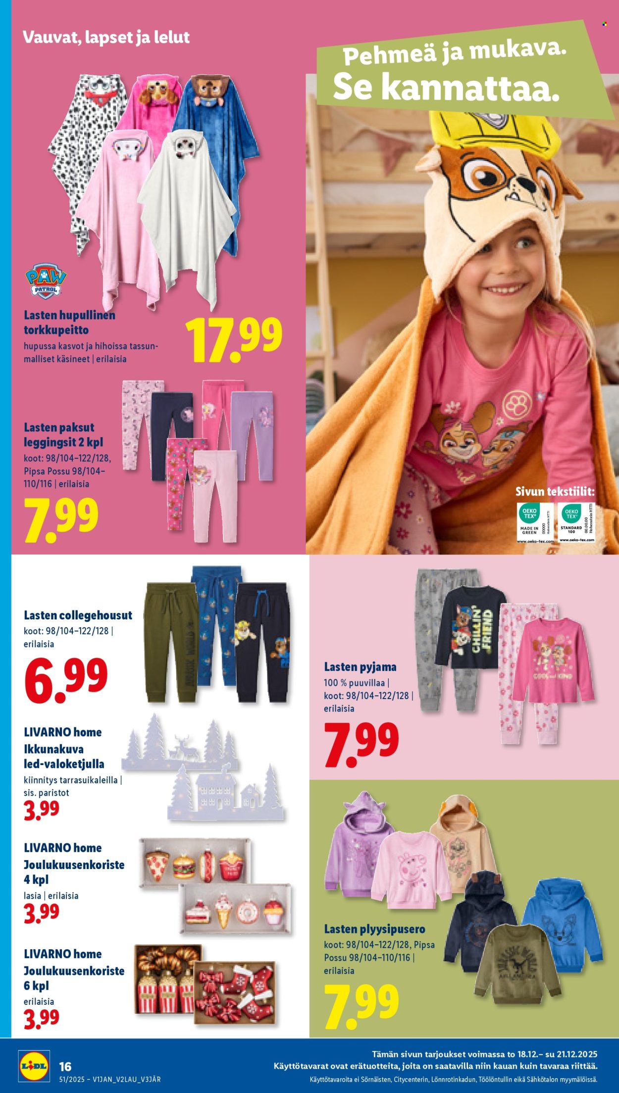 Lidl tarjoukset - 18.12.2025 - 24.12.2025. Sivu 18