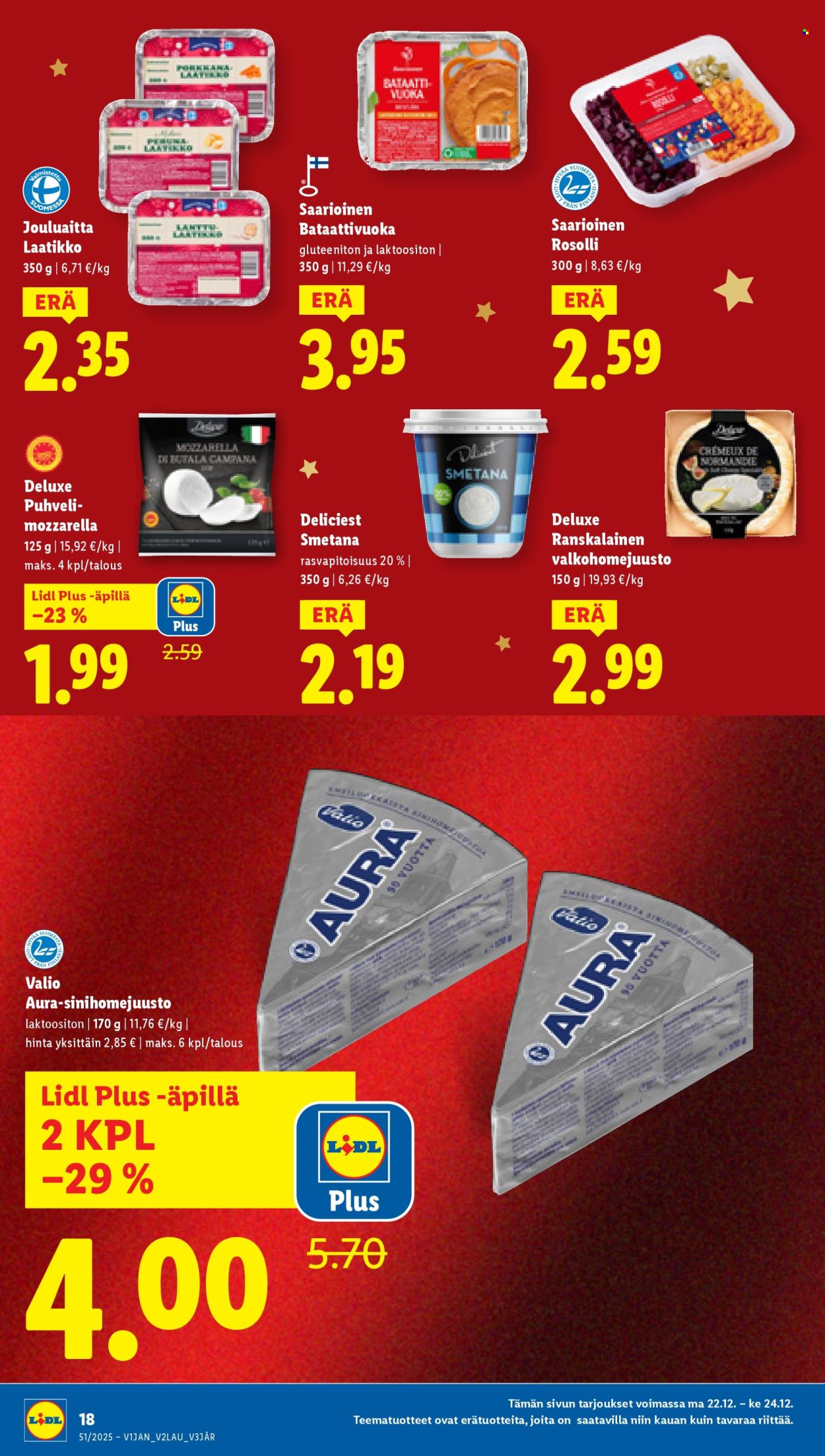 Lidl tarjoukset - 18.12.2025 - 24.12.2025. Sivu 24