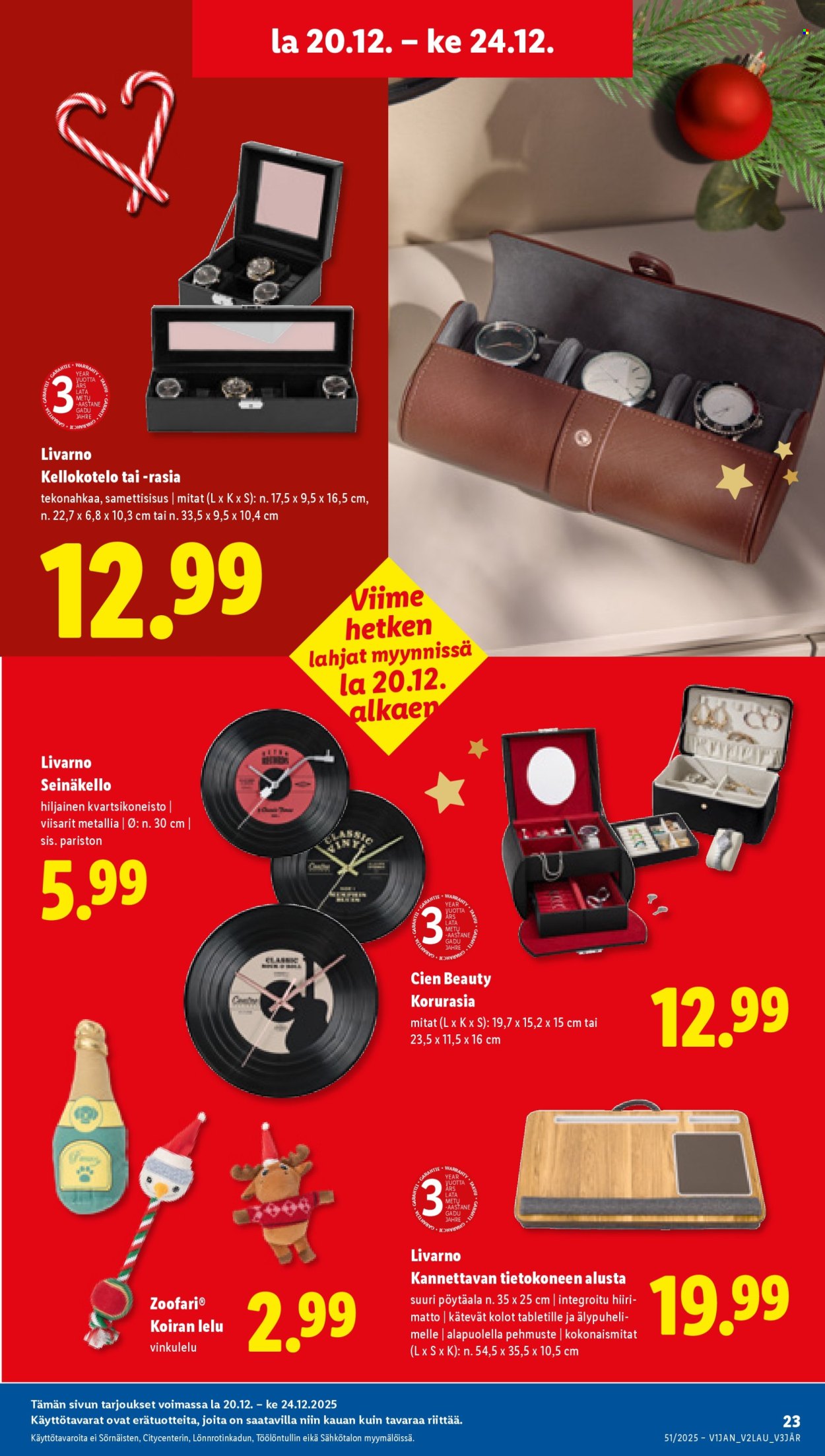 Lidl tarjoukset - 18.12.2025 - 24.12.2025. Sivu 29