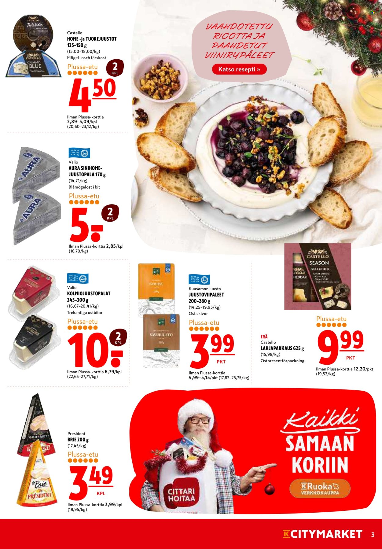 K-citymarket tarjoukset - 15.12.2025 - 26.12.2025. Sivu 3