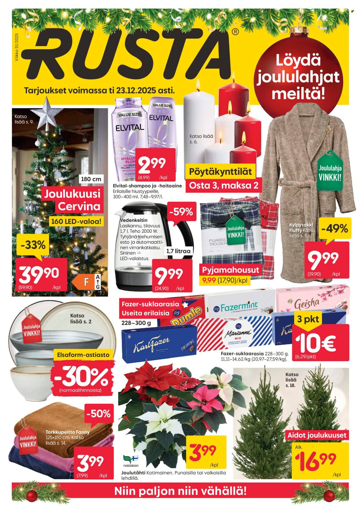 Rusta tarjoukset - 15.12.2025 - 23.12.2025. Sivu 1