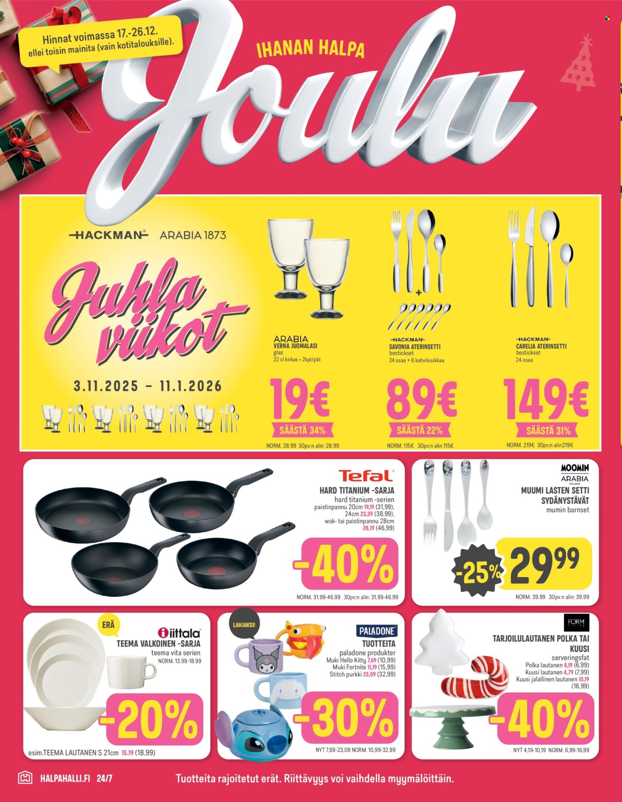 HalpaHalli tarjoukset - 17.12.2025 - 26.12.2025. Sivu 12