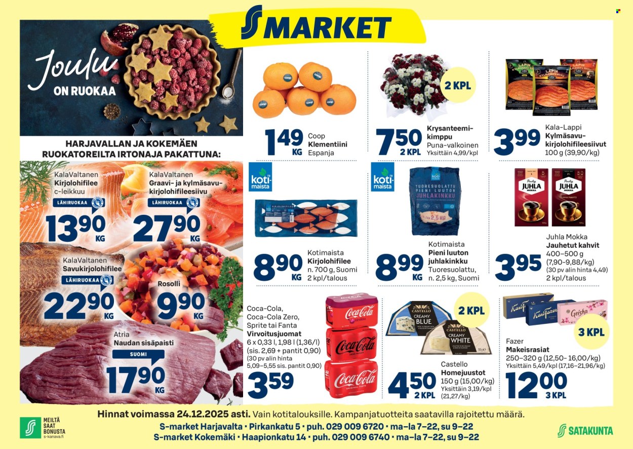 S-market tarjoukset - 17.12.2025 - 24.12.2025. Sivu 1