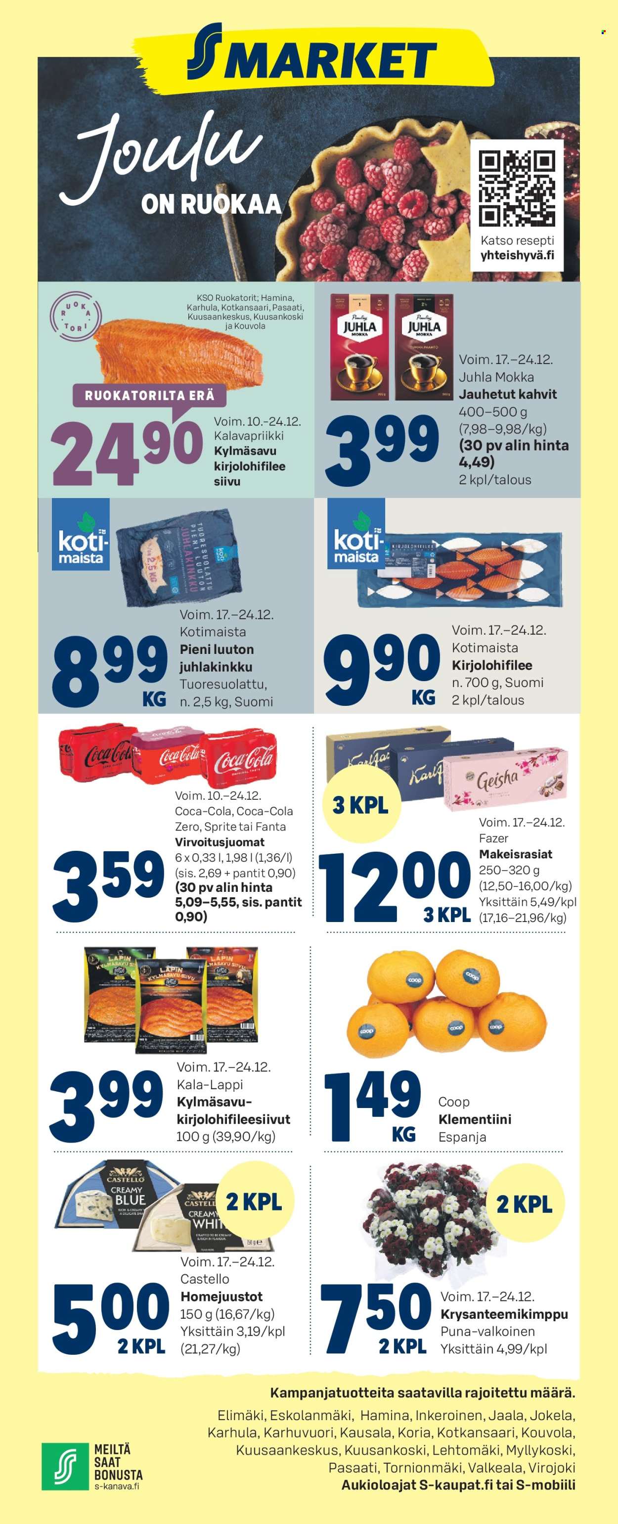 S-market tarjoukset - 17.12.2025 - 24.12.2025. Sivu 1