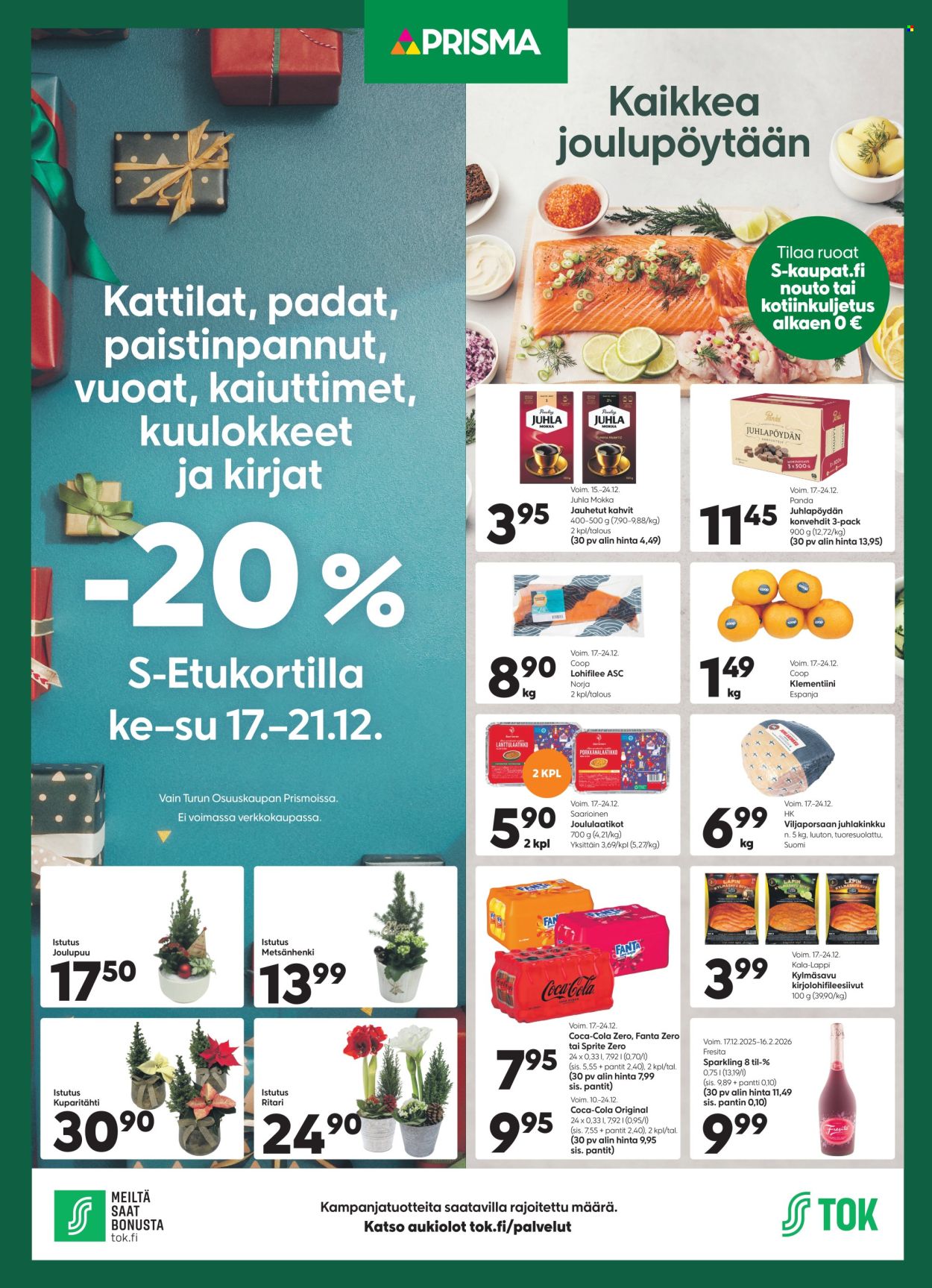 Prisma tarjoukset - 17.12.2025 - 24.12.2025. Sivu 1