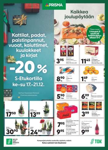 Prisma tarjoukset  - 17.12.2025 - 24.12.2025.