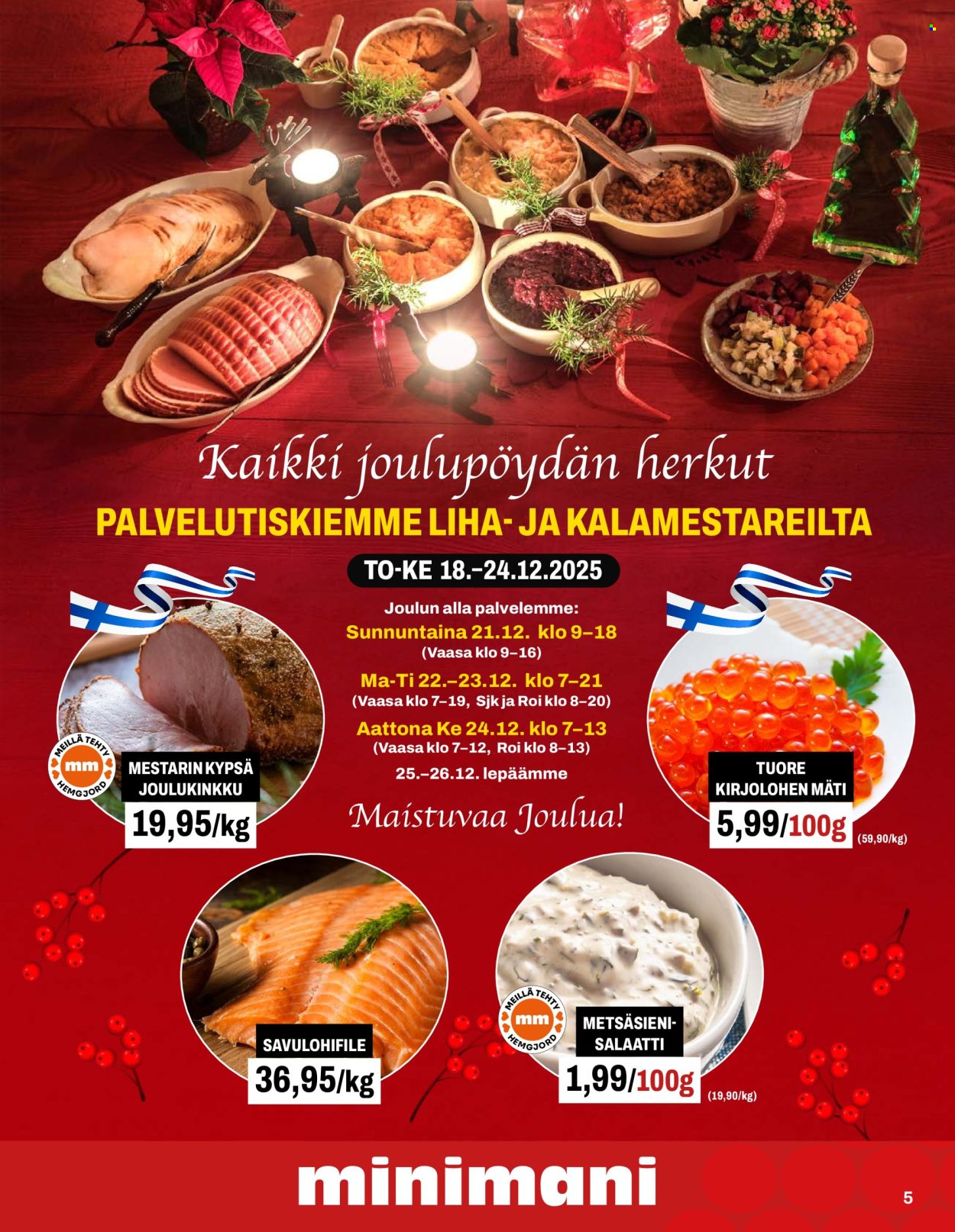 Minimani tarjoukset - 17.12.2025 - 24.12.2025. Sivu 5