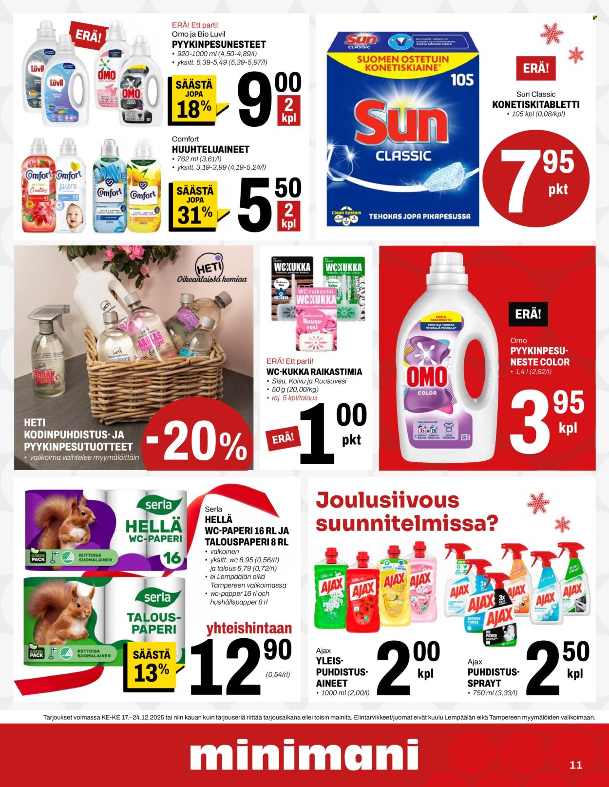 Minimani tarjoukset - 17.12.2025 - 24.12.2025. Sivu 11