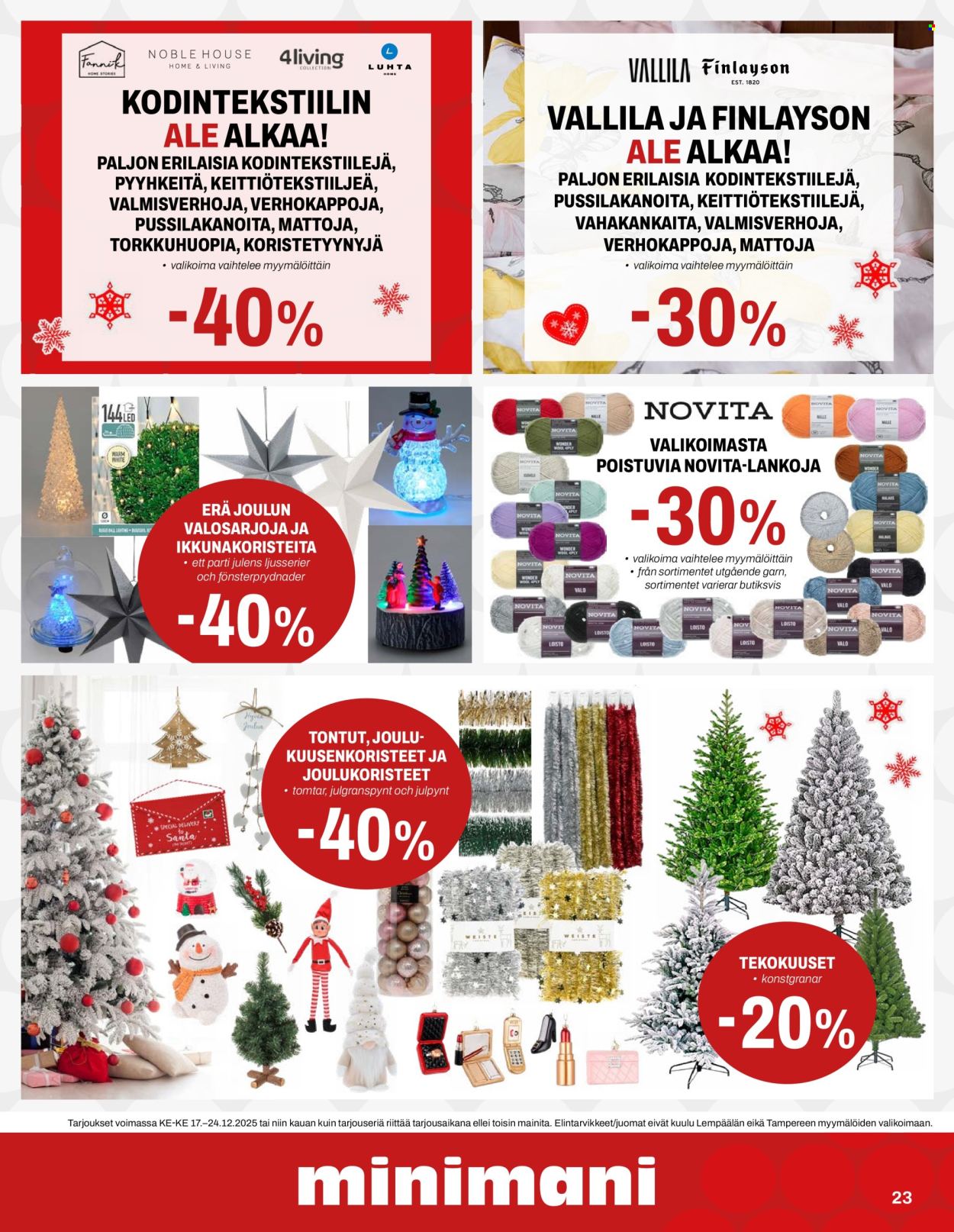 Minimani tarjoukset - 17.12.2025 - 24.12.2025. Sivu 23