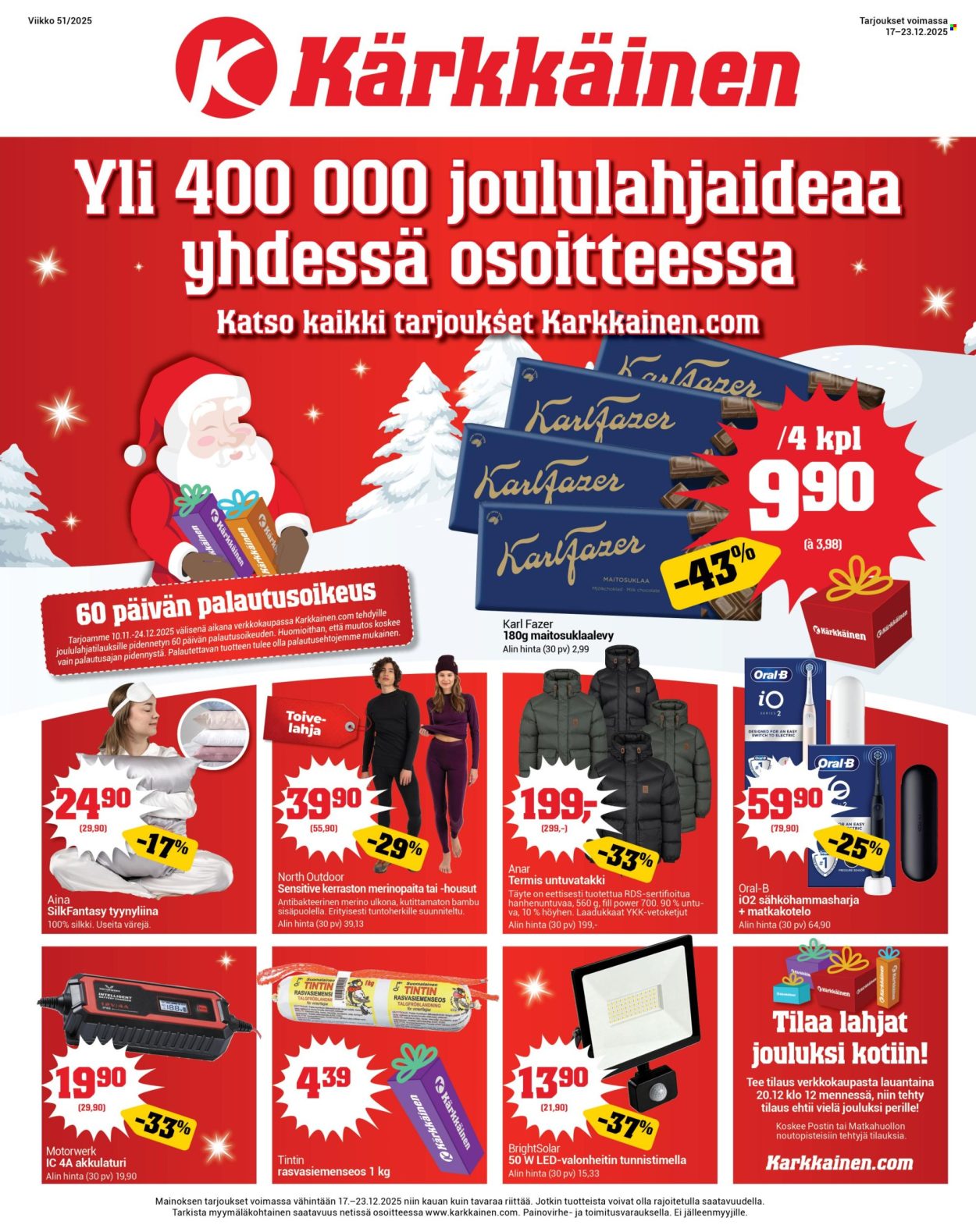Kärkkäinen tarjoukset - 17.12.2025 - 23.12.2025. Sivu 1