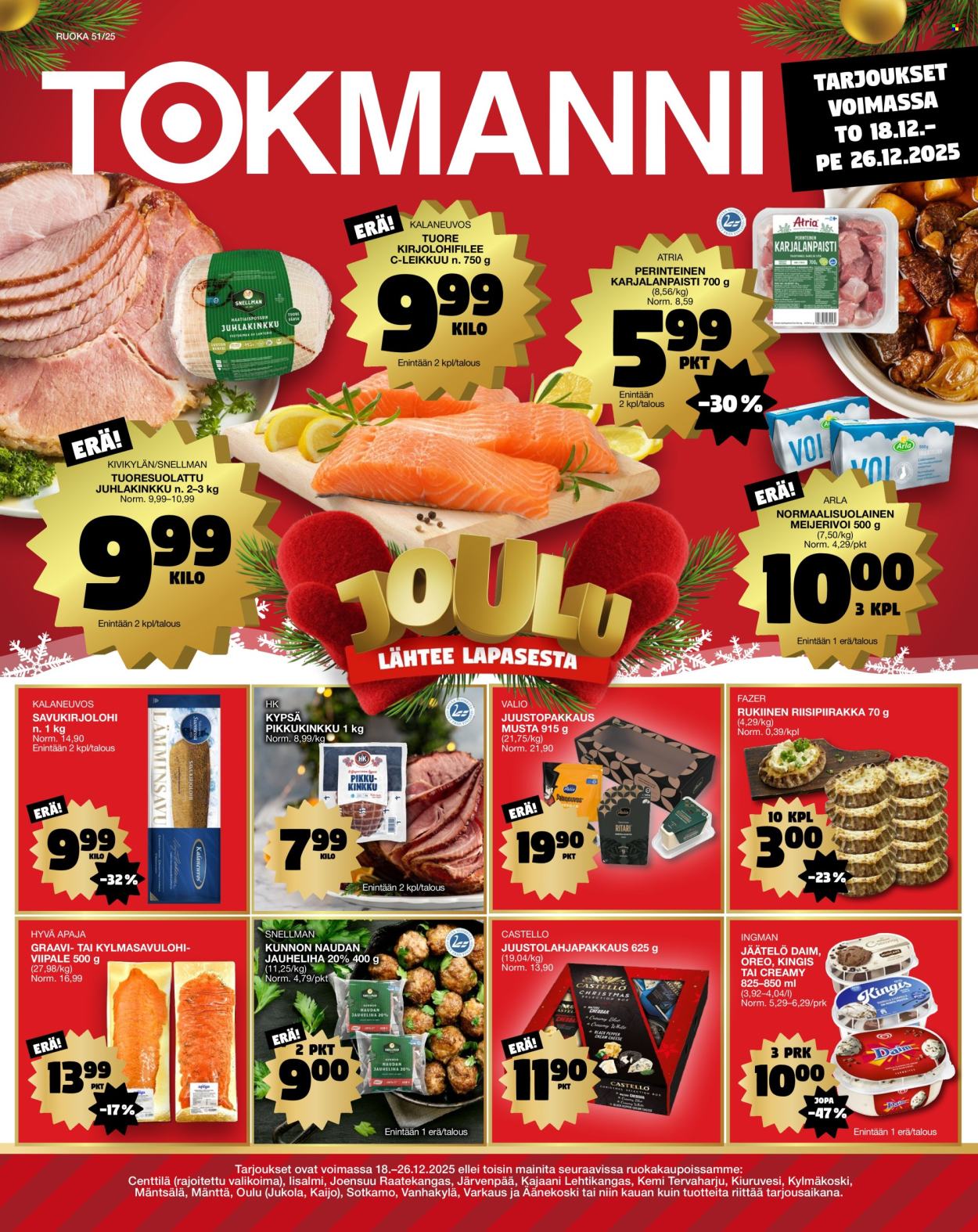 Tokmanni tarjoukset - 18.12.2025 - 26.12.2025. Sivu 1