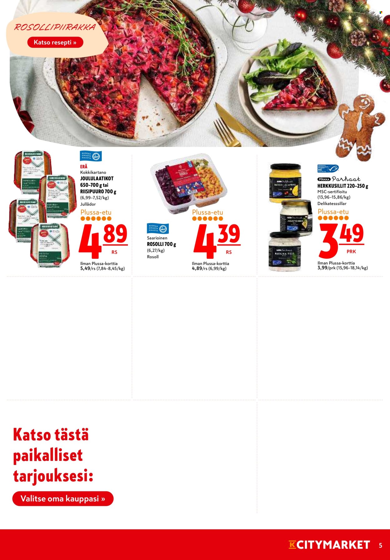 K-citymarket tarjoukset - 18.12.2025 - 26.12.2025. Sivu 5