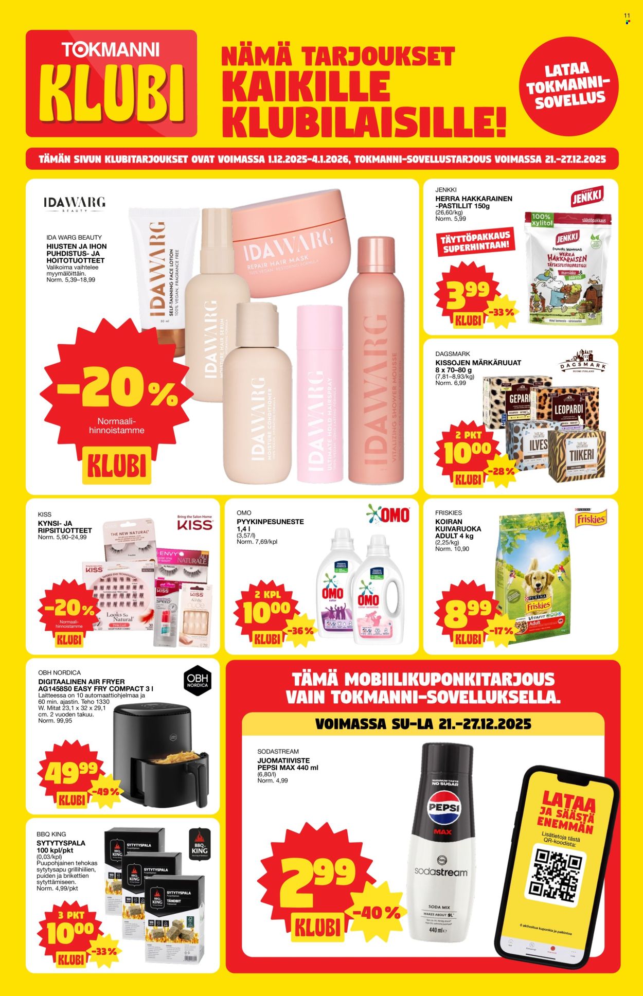 Tokmanni tarjoukset - 22.12.2025 - 31.12.2025. Sivu 11