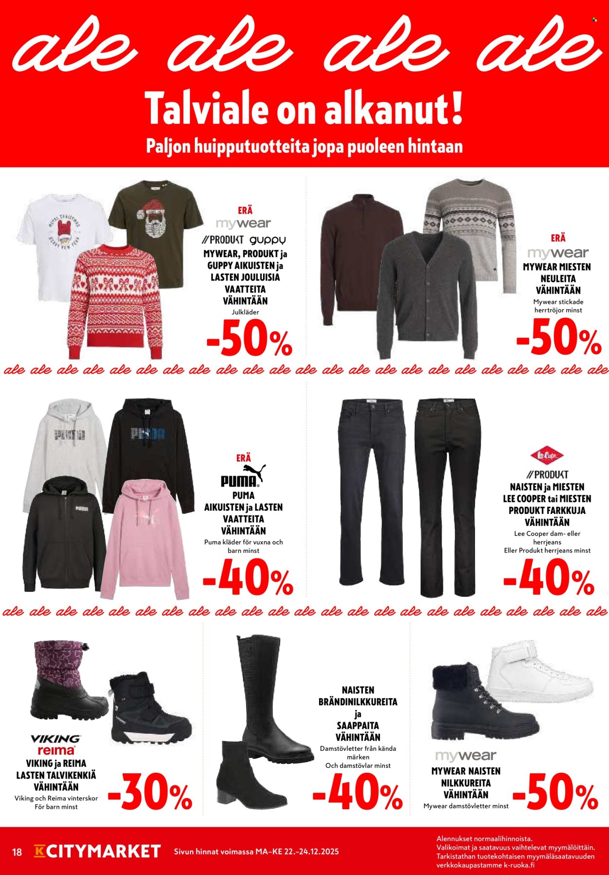 K-citymarket tarjoukset - 22.12.2025 - 26.12.2025. Sivu 18