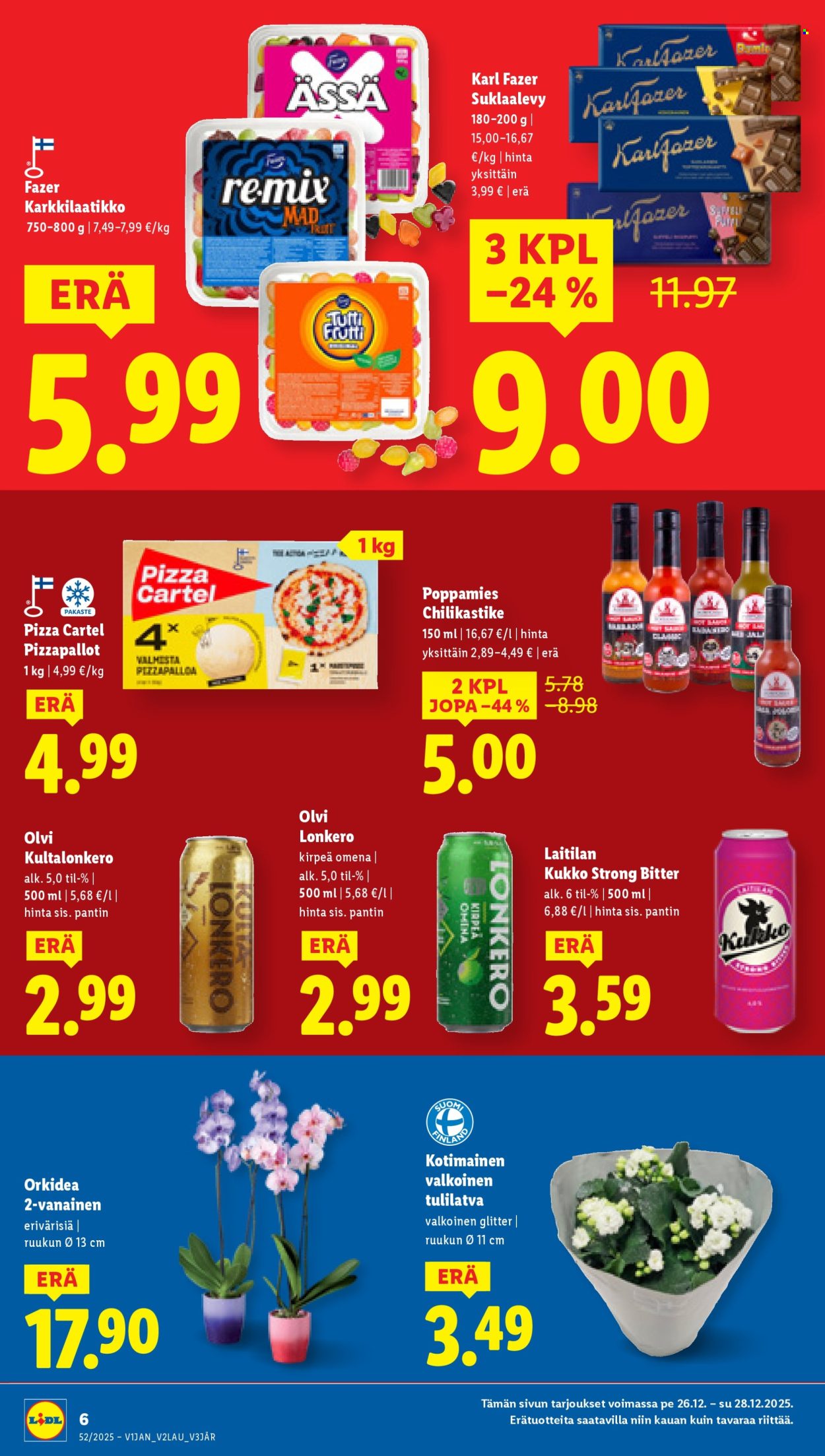 Lidl tarjoukset - 26.12.2025 - 31.12.2025. Sivu 6