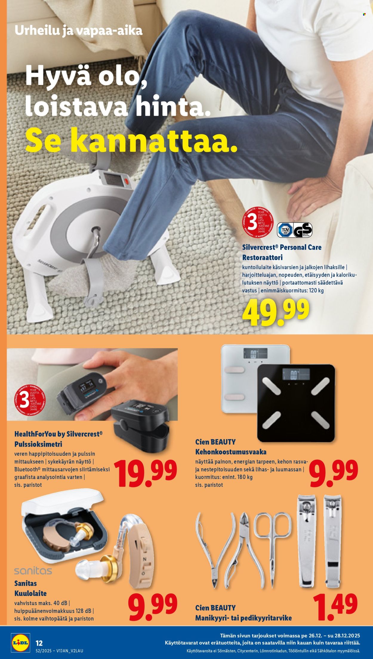 Lidl tarjoukset - 26.12.2025 - 31.12.2025. Sivu 12