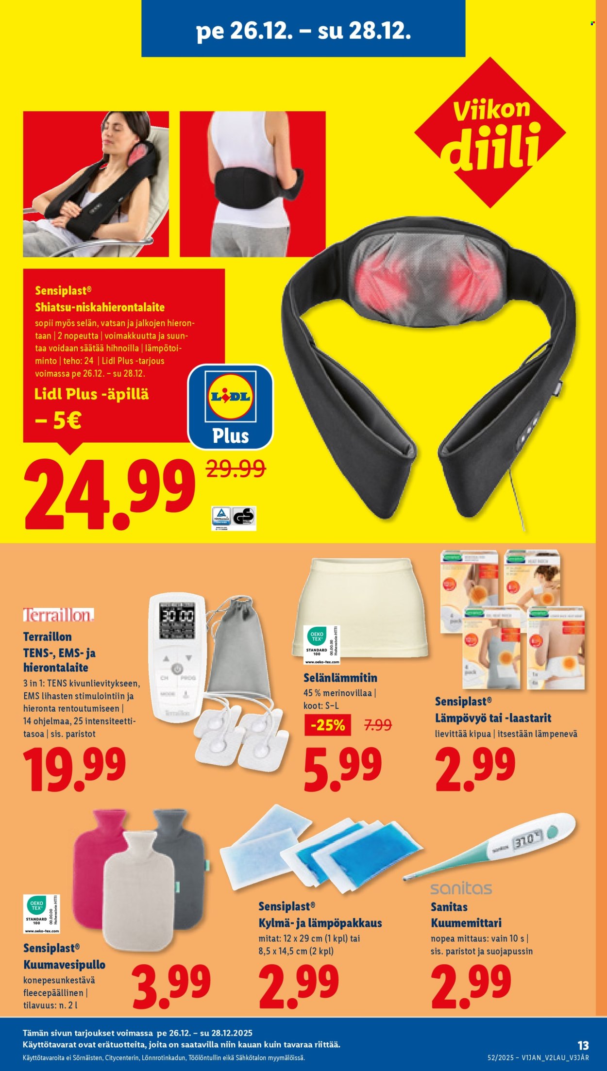 Lidl tarjoukset - 26.12.2025 - 31.12.2025. Sivu 13