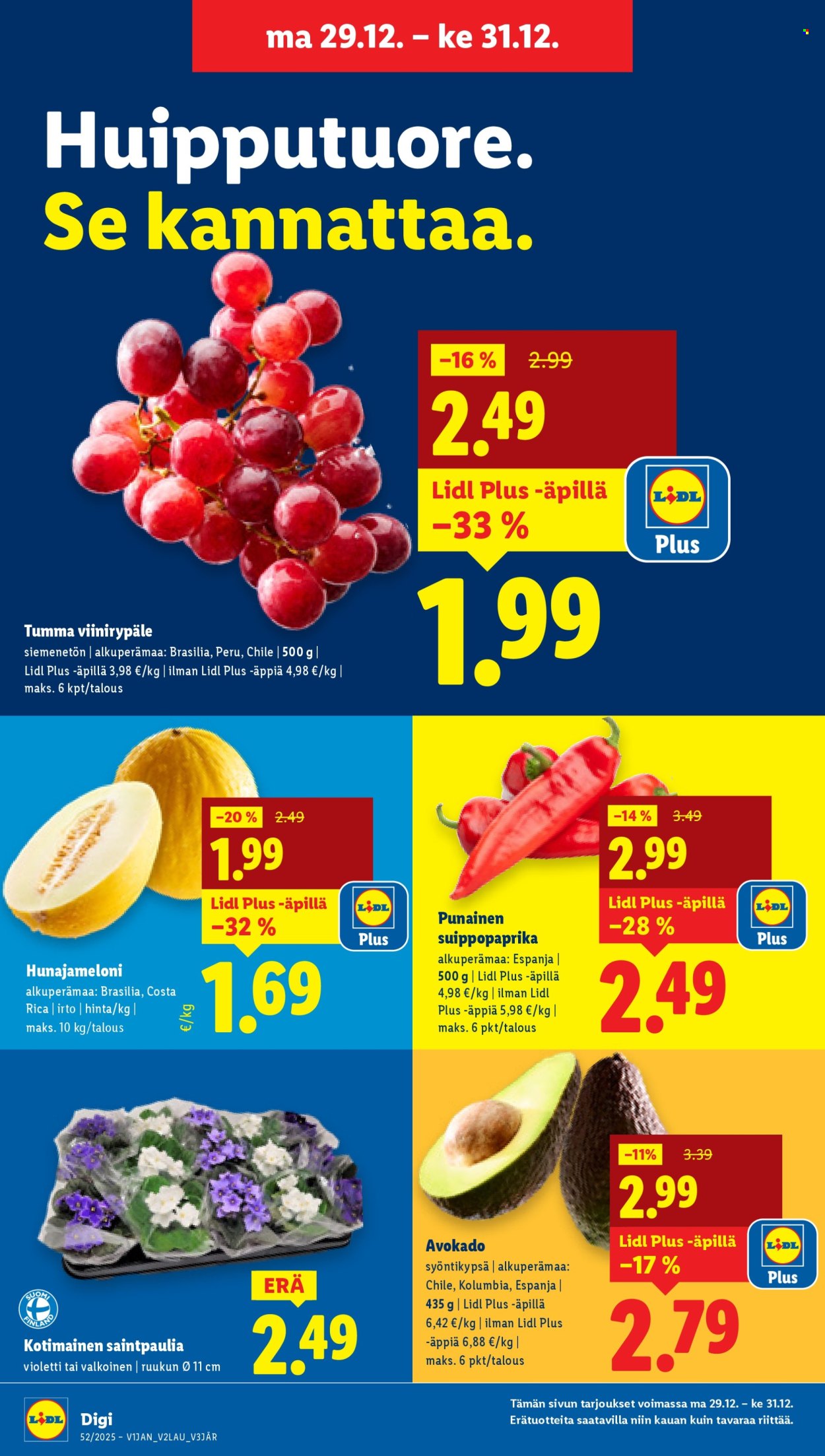 Lidl tarjoukset - 26.12.2025 - 31.12.2025. Sivu 18