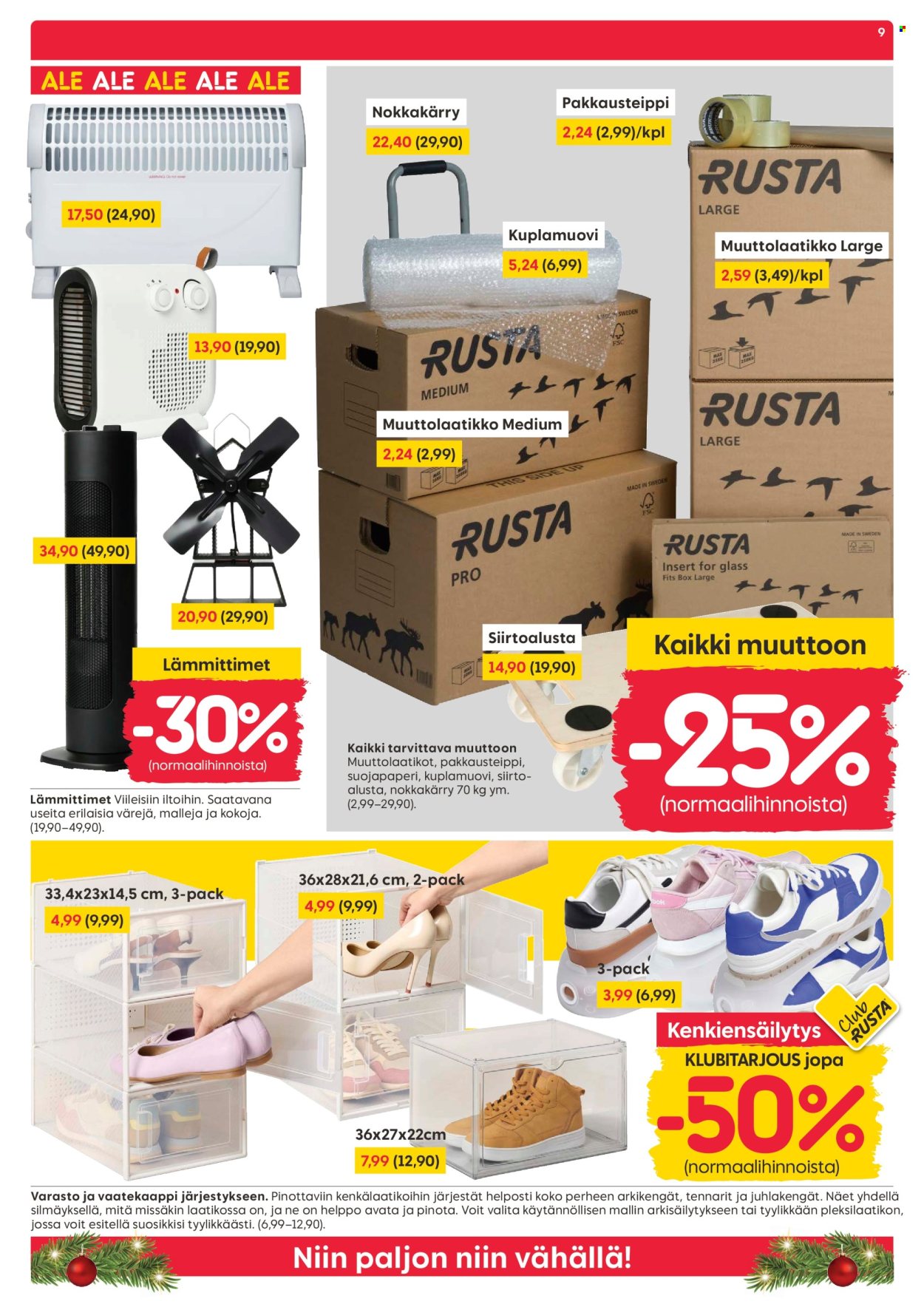 Rusta tarjoukset - 24.12.2025 - 04.01.2026. Sivu 9