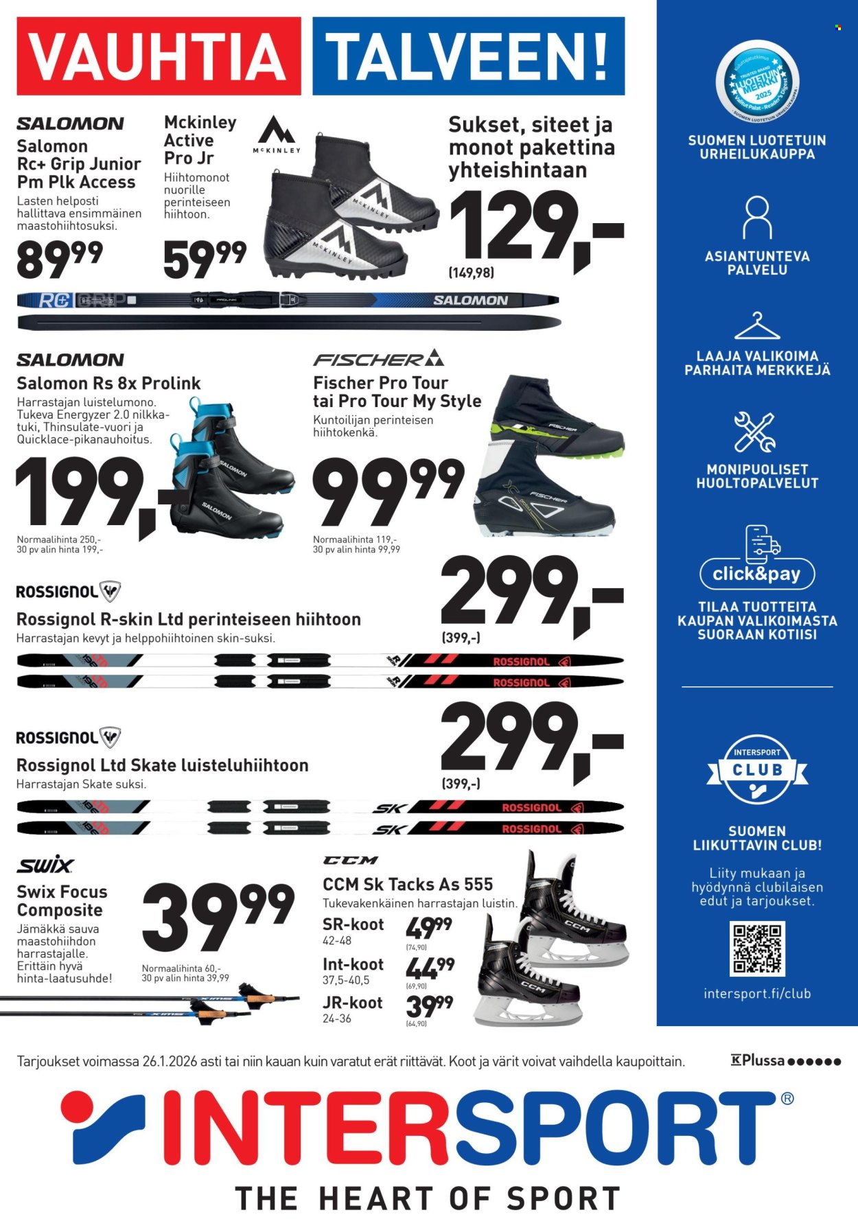 Intersport tarjoukset - 24.12.2025 - 26.01.2026. Sivu 4