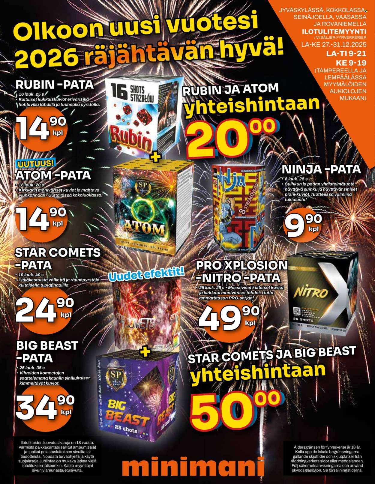 Minimani tarjoukset - 29.12.2025 - 01.01.2026. Sivu 2