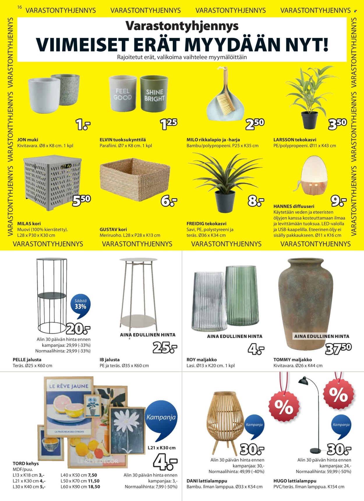 JYSK tarjoukset - 25.12.2025 - 28.01.2026. Sivu 16