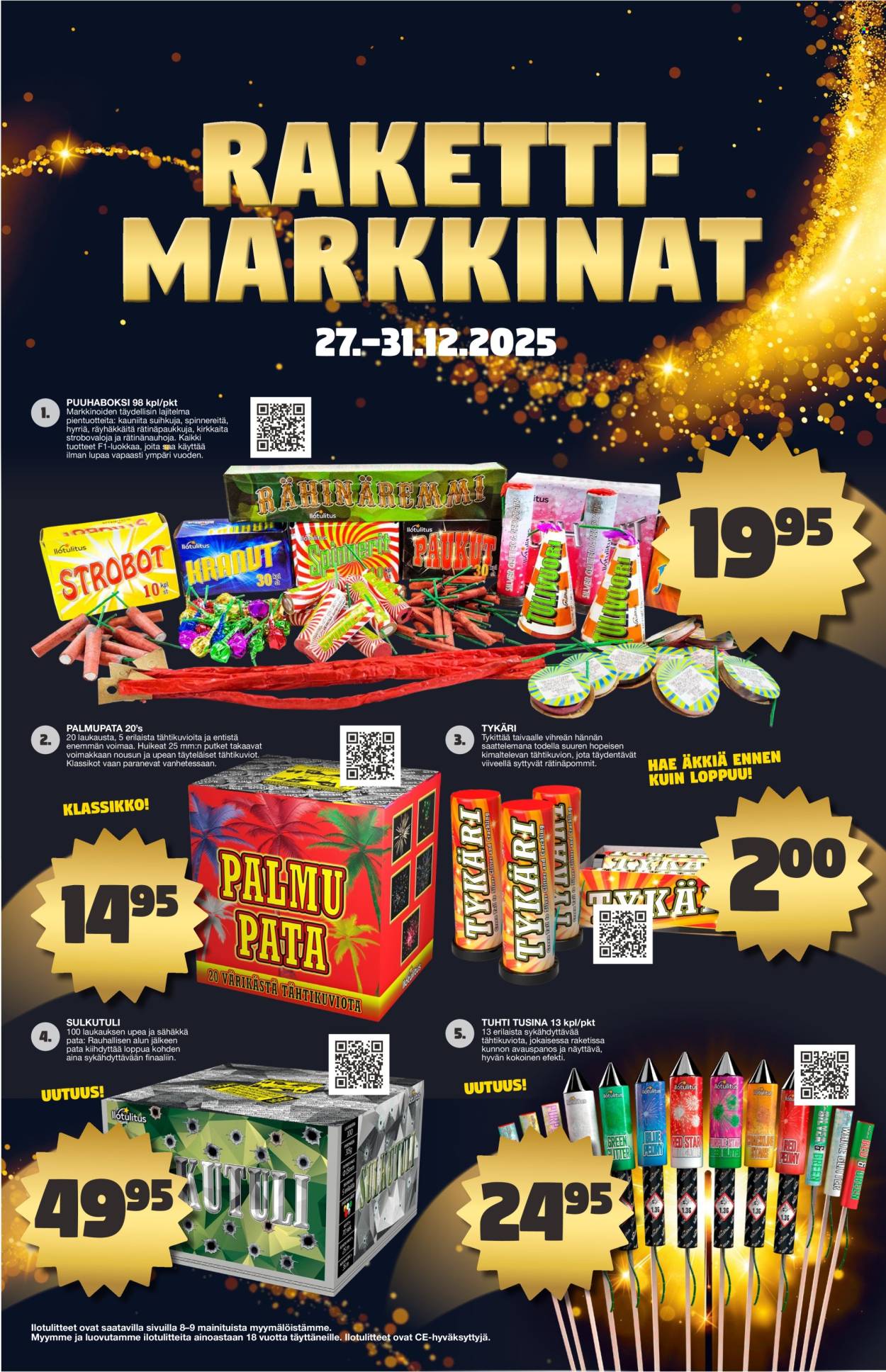 Tokmanni tarjoukset - 27.12.2025 - 31.12.2025. Sivu 1