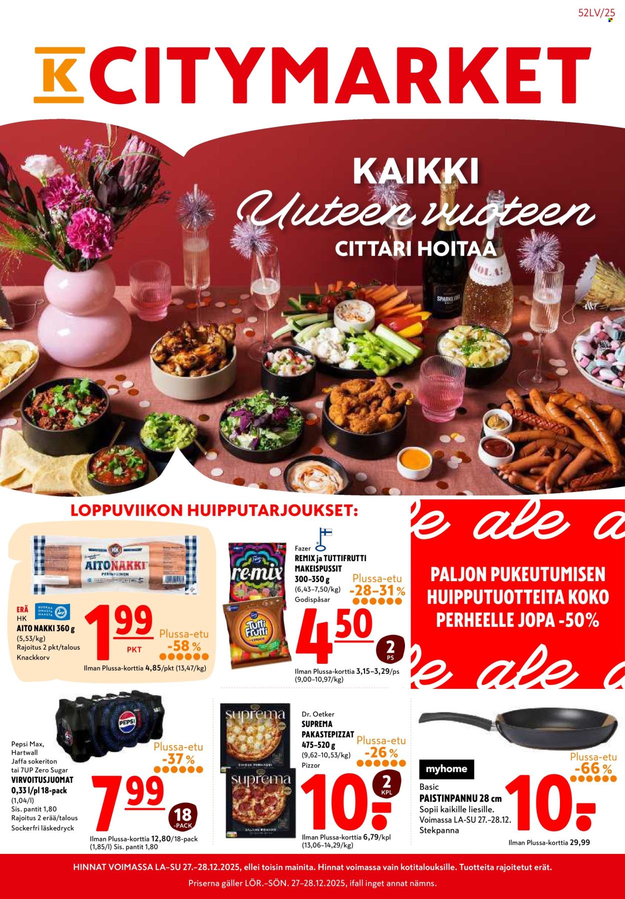 K-citymarket tarjoukset - 25.12.2025 - 28.12.2025. Sivu 1