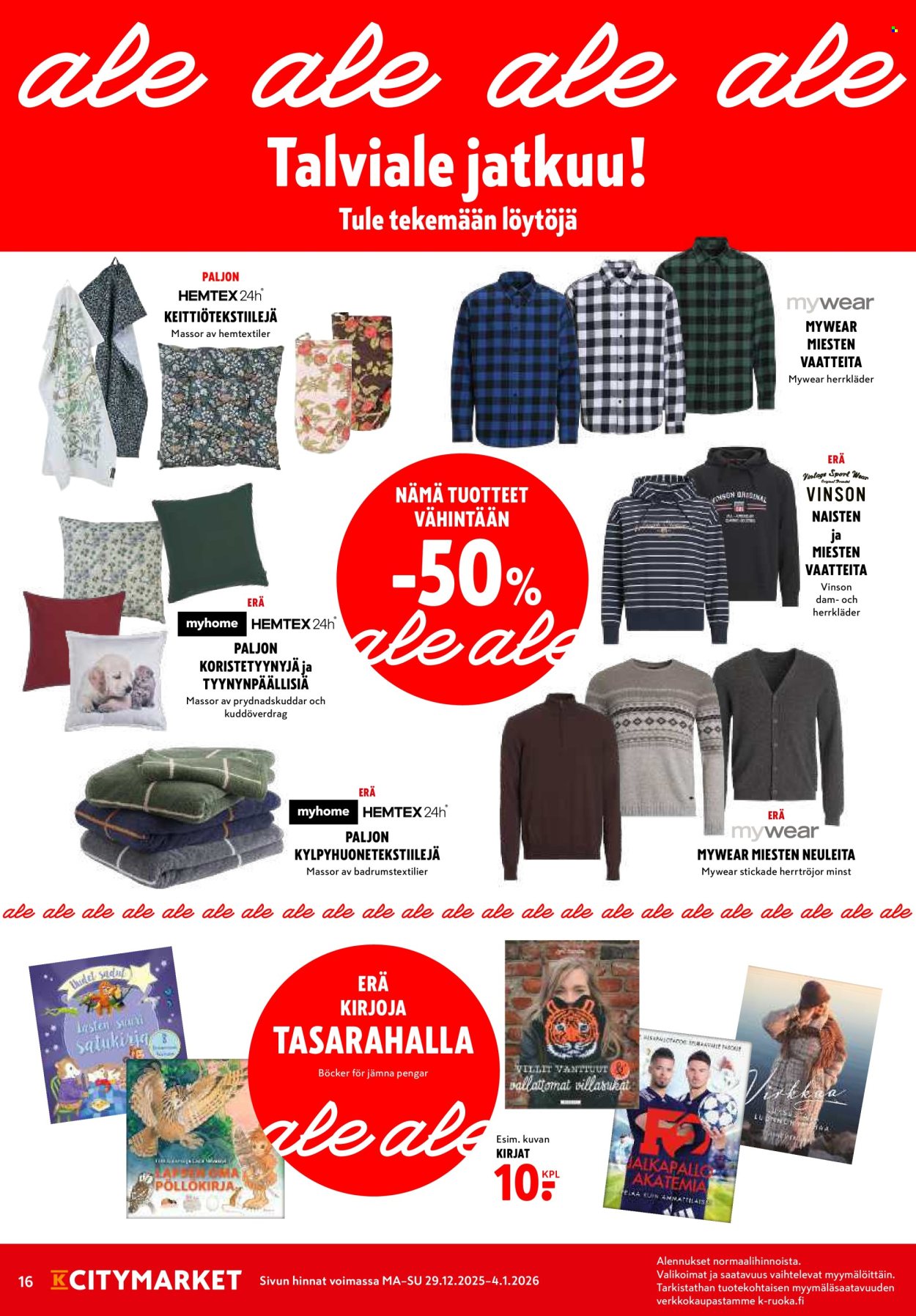 K-citymarket tarjoukset - 29.12.2025 - 04.01.2026. Sivu 16