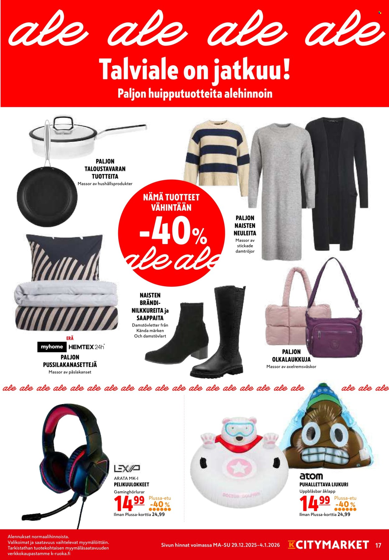 K-citymarket tarjoukset - 29.12.2025 - 04.01.2026. Sivu 17