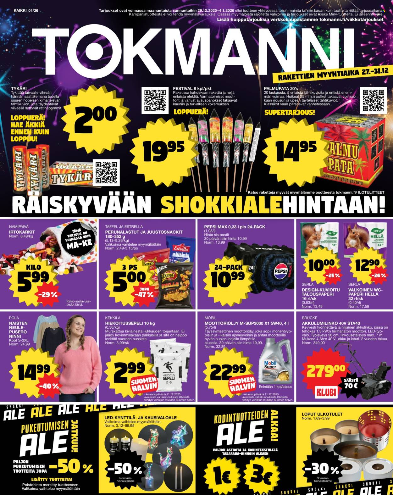 Tokmanni tarjoukset - 29.12.2025 - 04.01.2026. Sivu 1