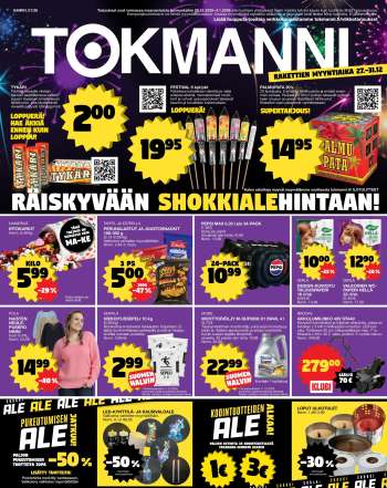 Tokmanni tarjoukset  - 29.12.2025 - 04.01.2026.