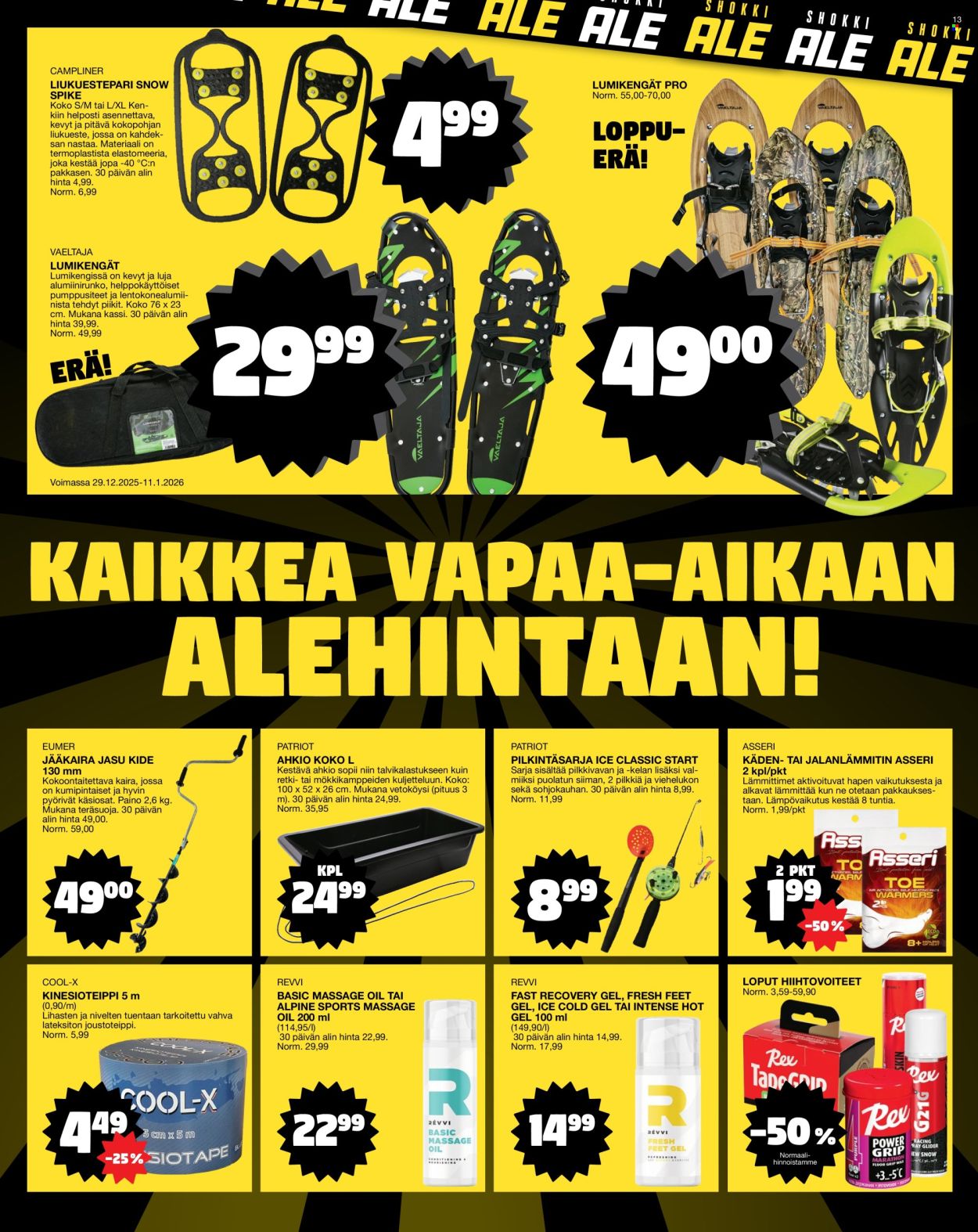Tokmanni tarjoukset - 29.12.2025 - 04.01.2026. Sivu 13