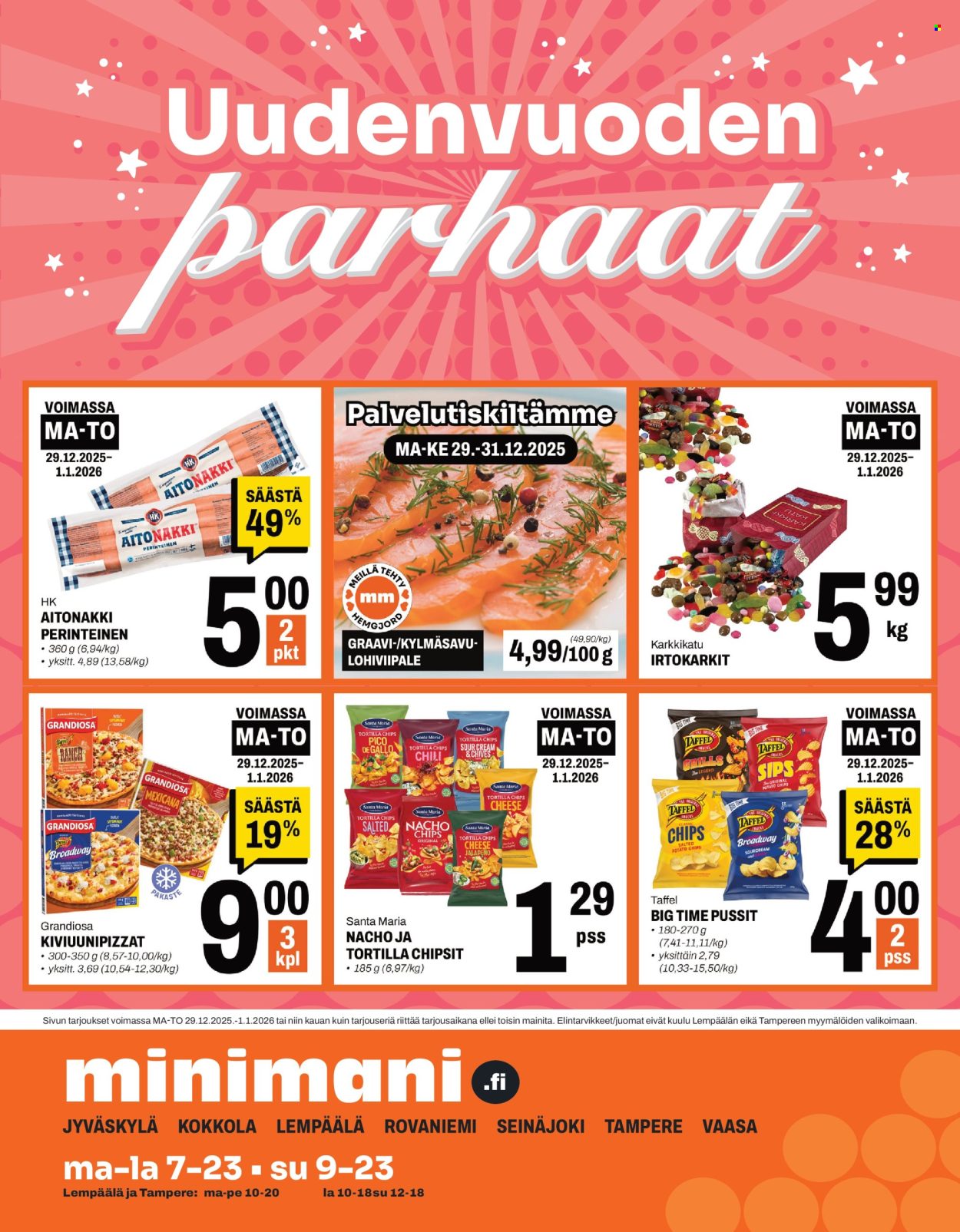 Minimani tarjoukset - 29.12.2025 - 01.01.2026. Sivu 6