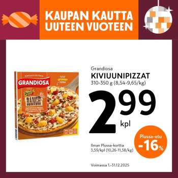 K-market tarjoukset  - 01.12.2025 - 31.12.2025.
