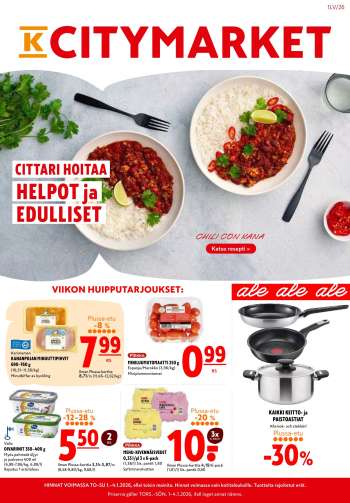 K-citymarket tarjoukset  - 01.01.2026 - 04.01.2026.