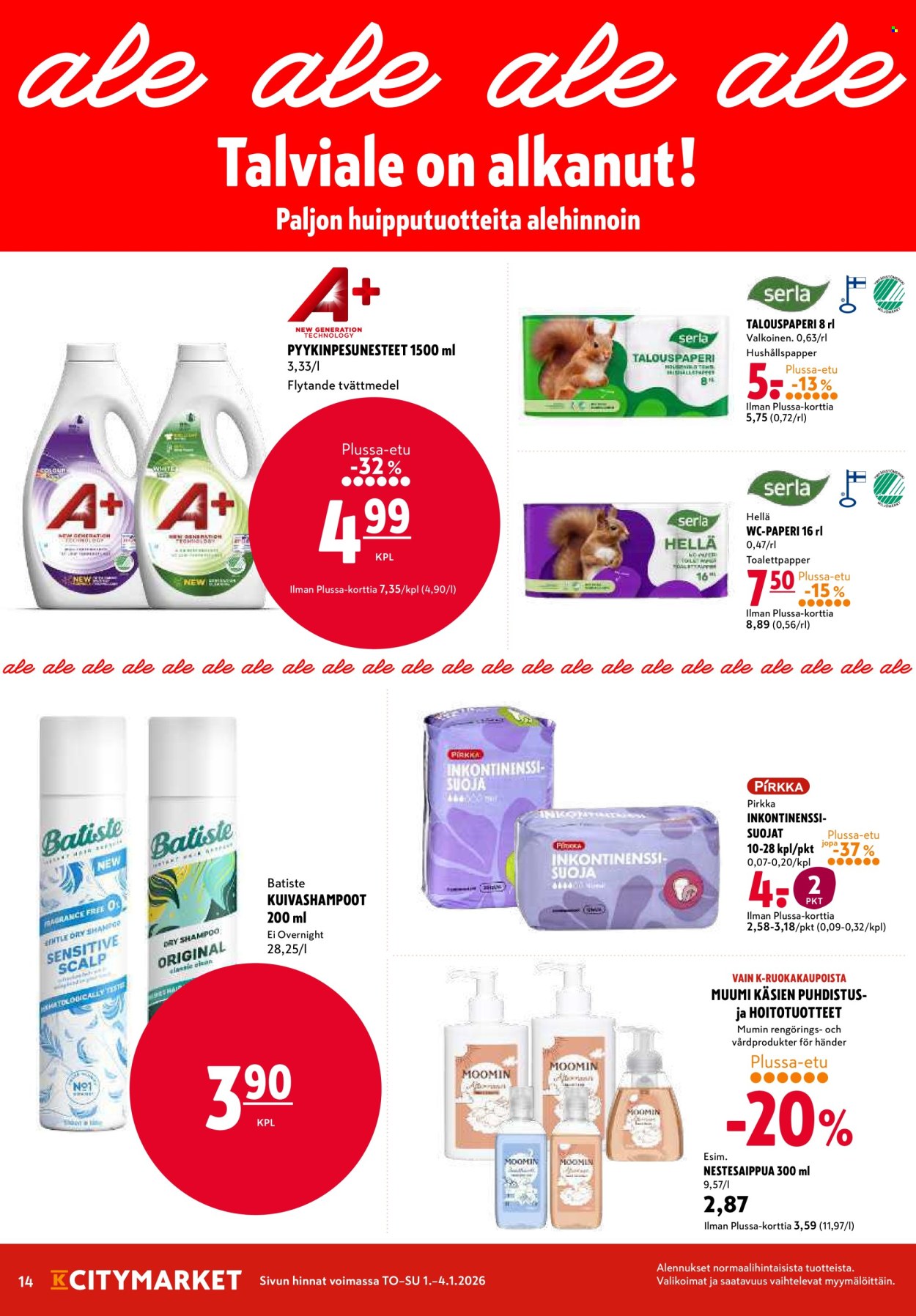 K-citymarket tarjoukset - 01.01.2026 - 04.01.2026. Sivu 14