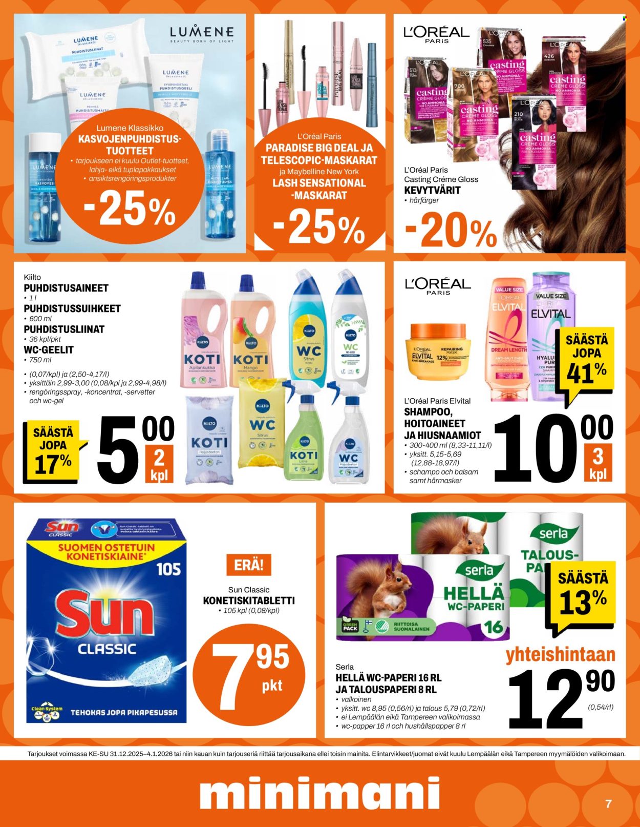 Minimani tarjoukset - 31.12.2025 - 04.01.2026. Sivu 7