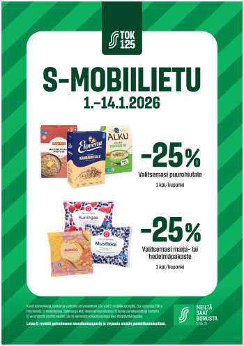 Sale tarjoukset  - 01.01.2026 - 14.01.2026.