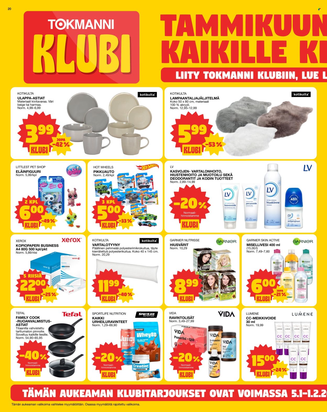 Tokmanni tarjoukset - 05.01.2026 - 11.01.2026. Sivu 20