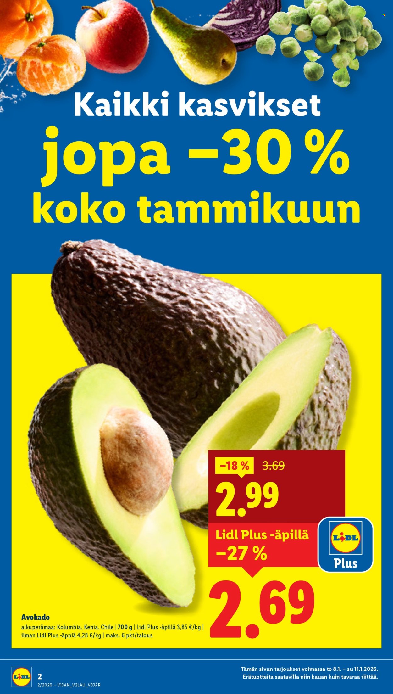 Lidl tarjoukset - 08.01.2026 - 14.01.2026. Sivu 2