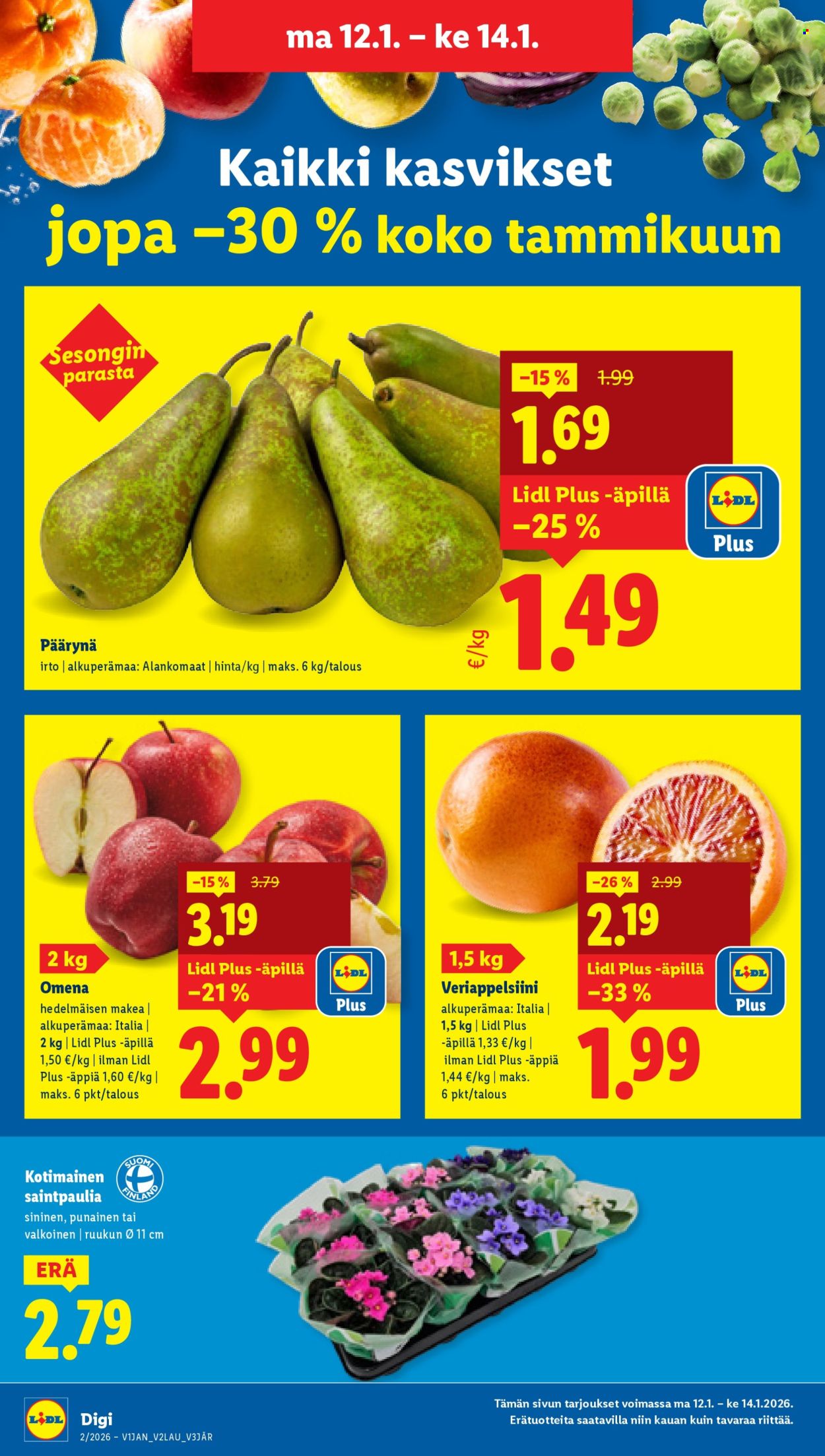 Lidl tarjoukset - 08.01.2026 - 14.01.2026. Sivu 19